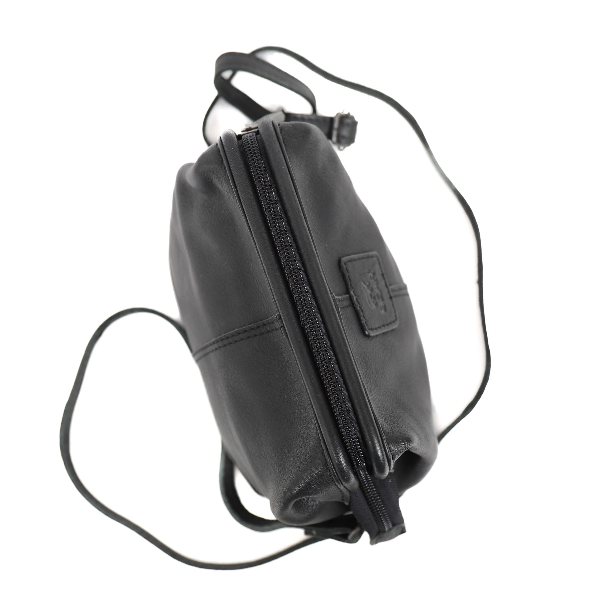 Shoulder bag with bracket closure 'Sjanne' black