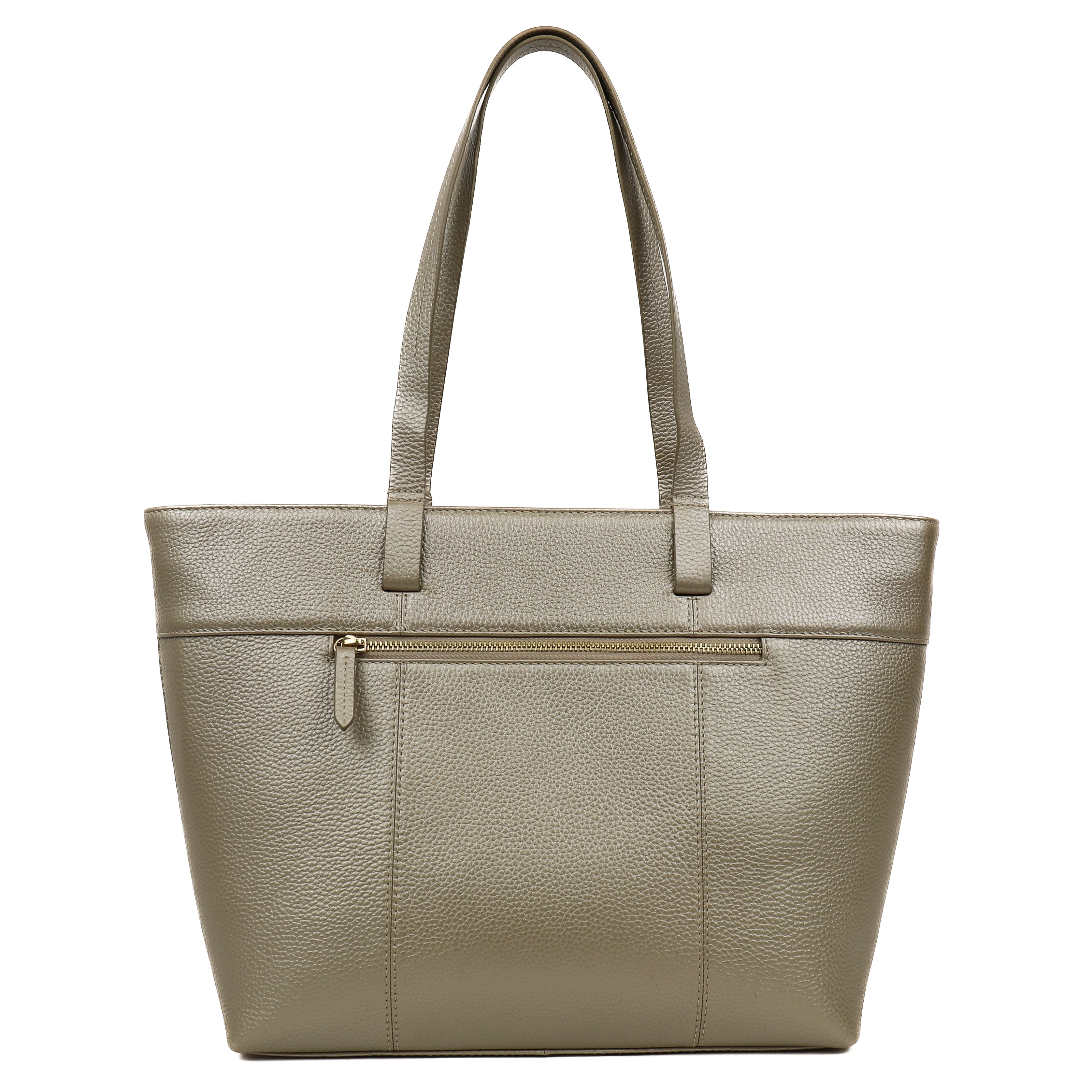 Grote shopper 'Maya' Metallic Gold