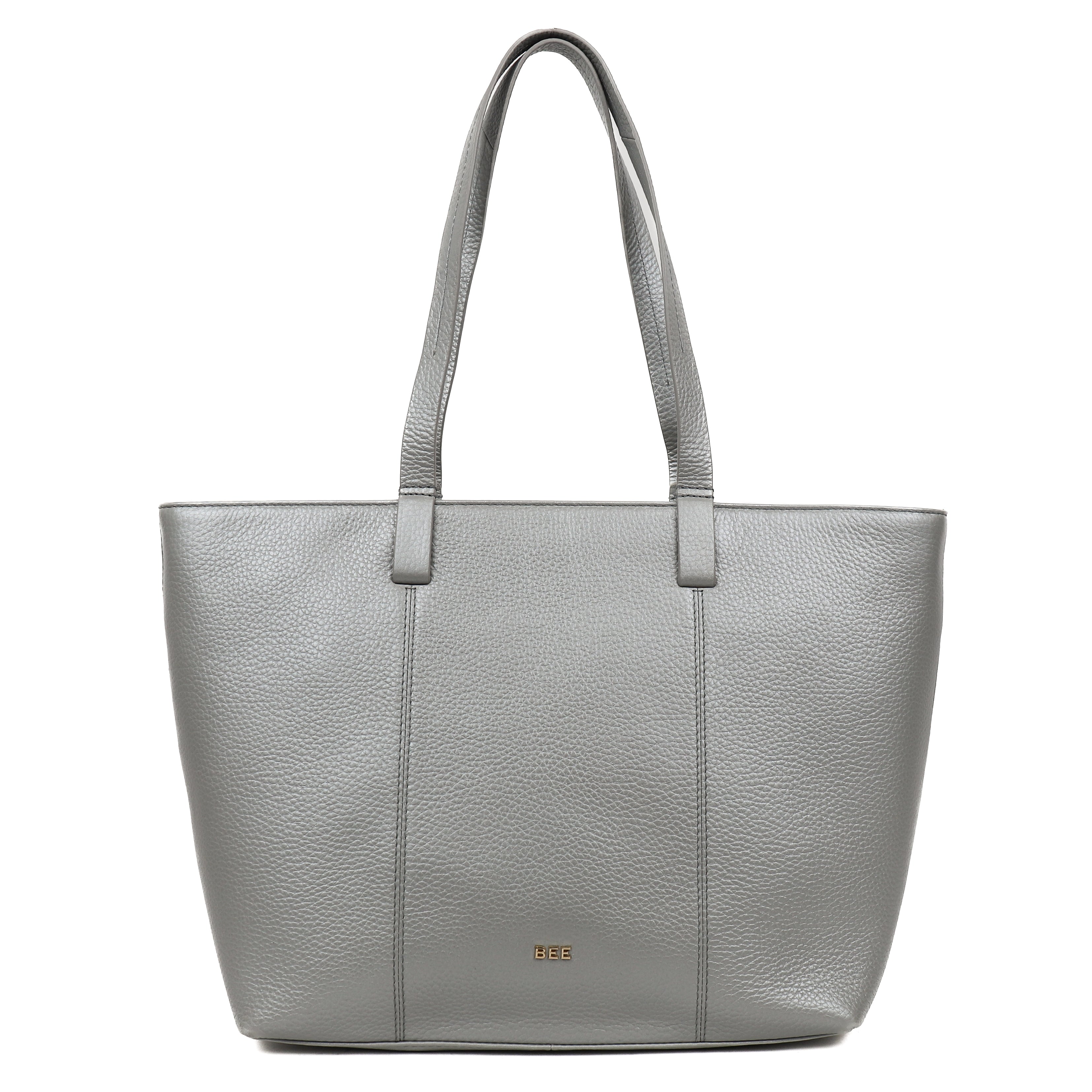 Grote shopper 'Maya' Metallic Silver