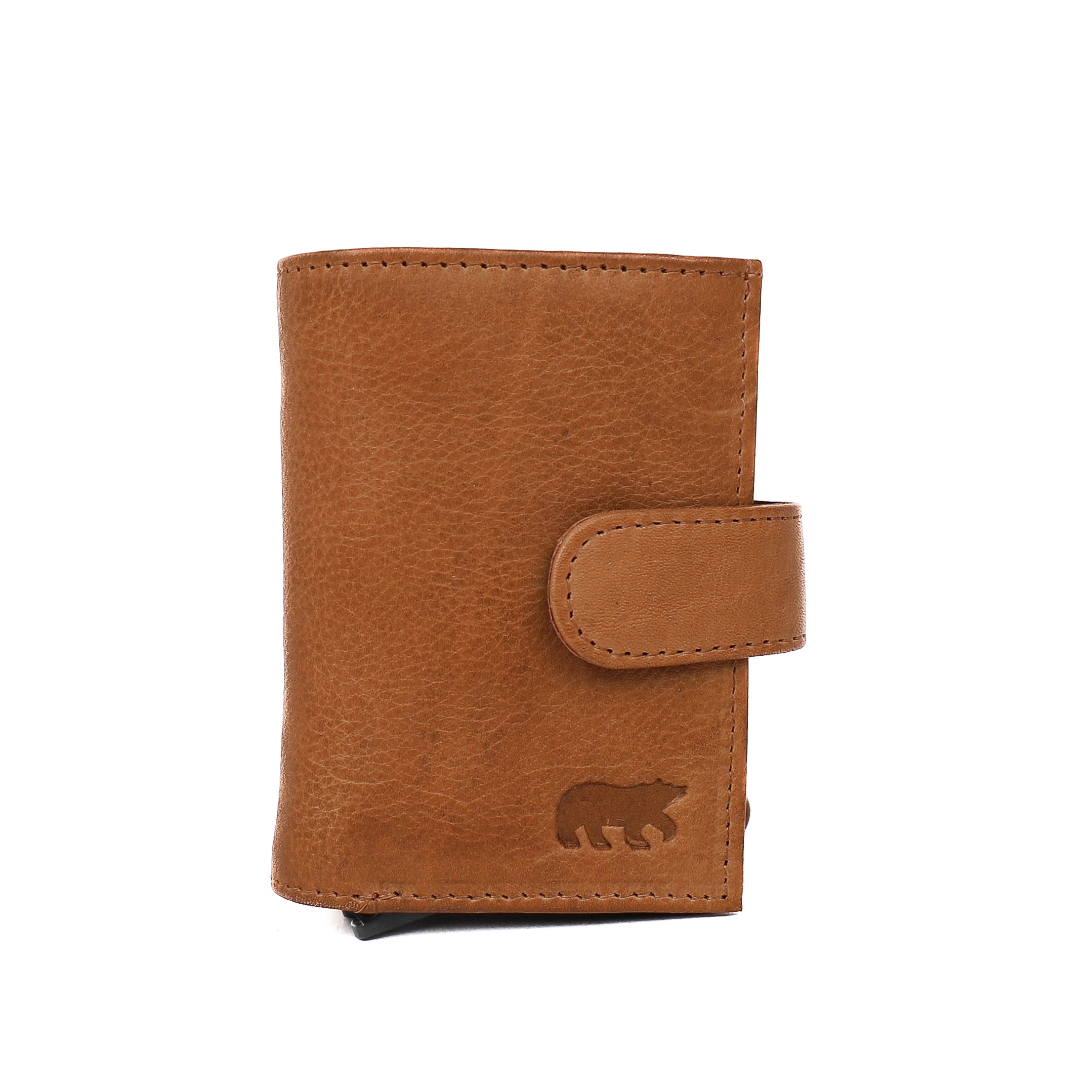 Double card holder 'Eric' taupe