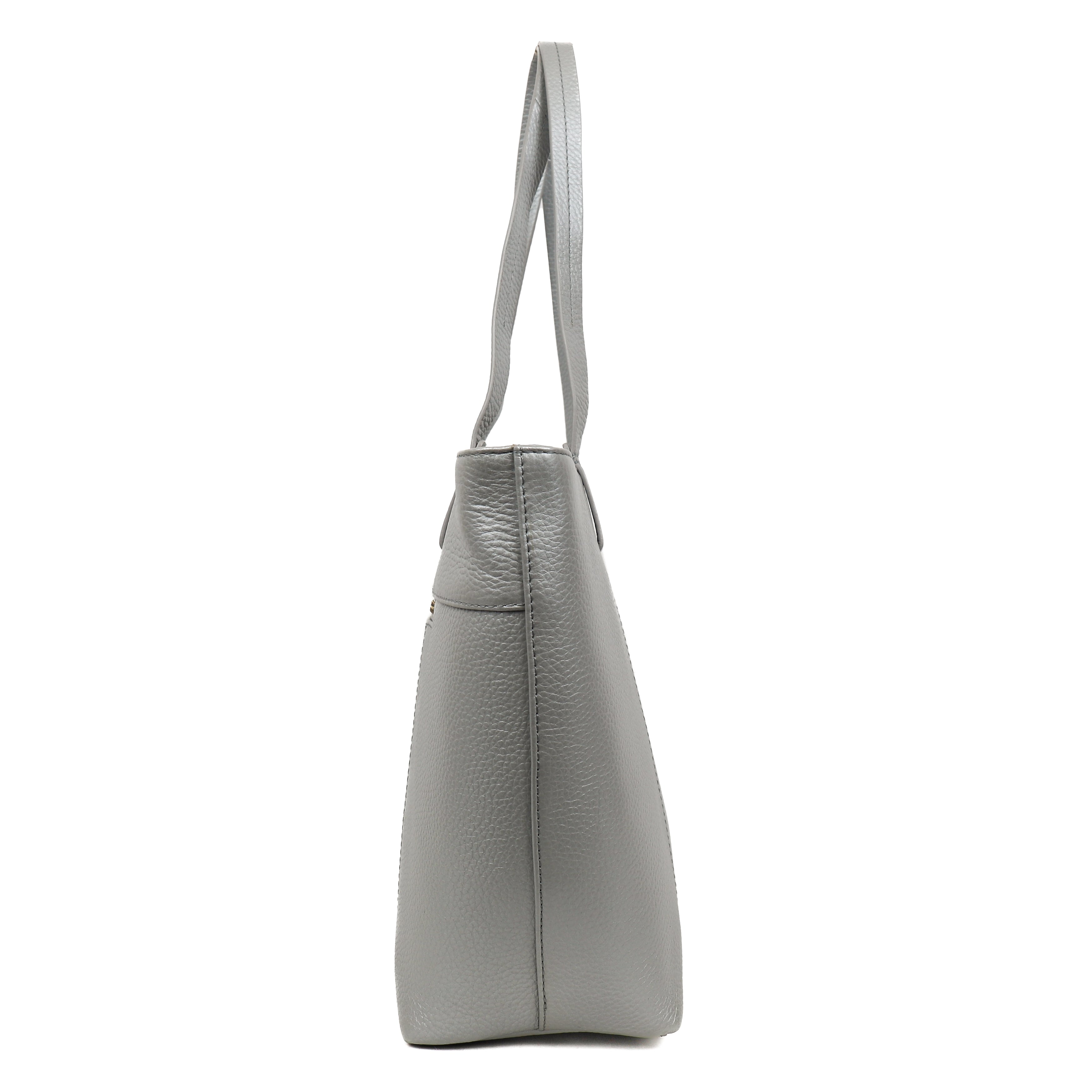 Grote shopper 'Maya' Metallic Silver