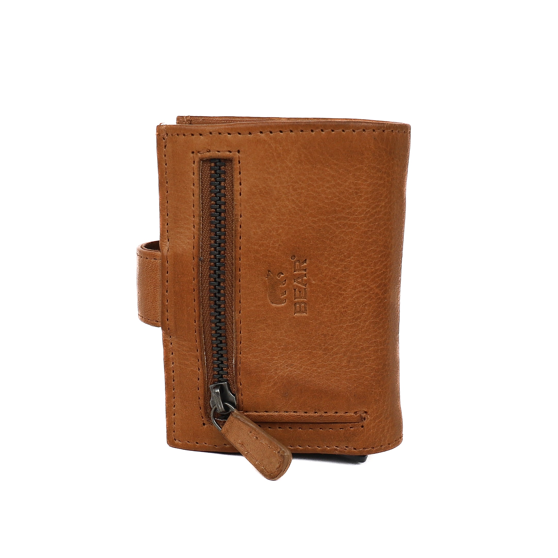 Double card holder 'Eric' taupe