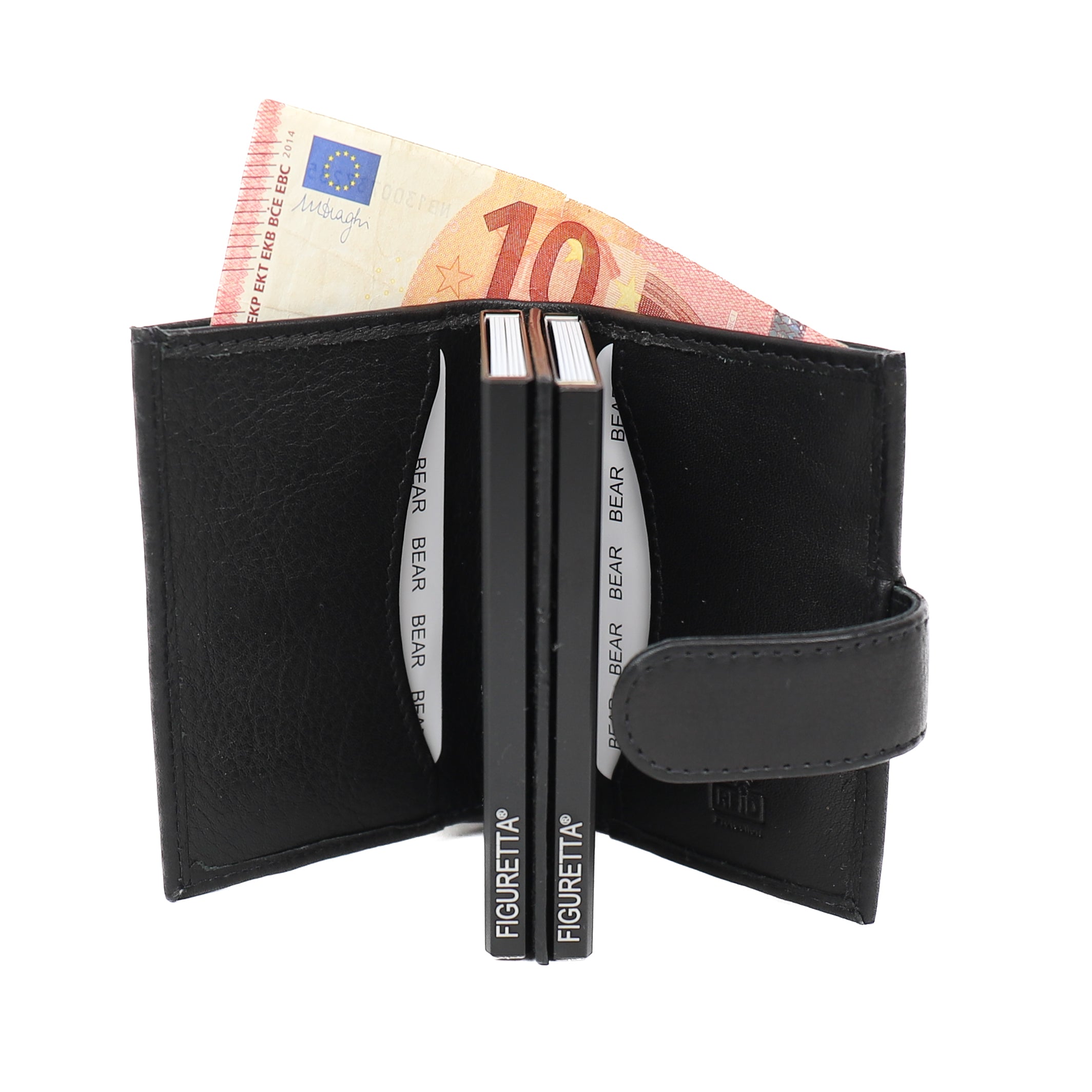 Double card holder 'Eric' black