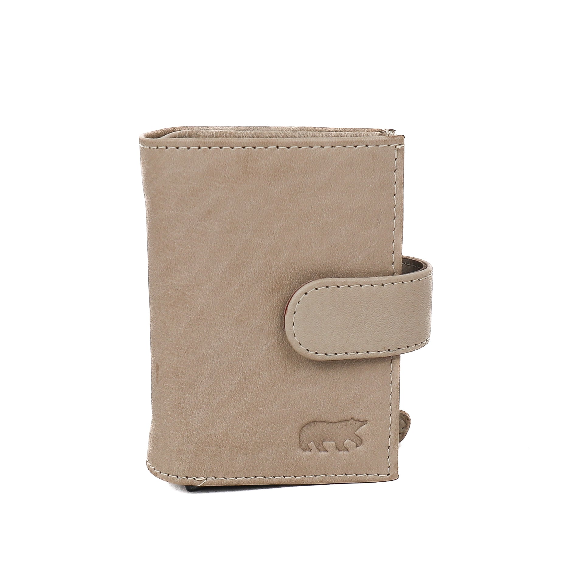 Double card holder 'Eric' feather