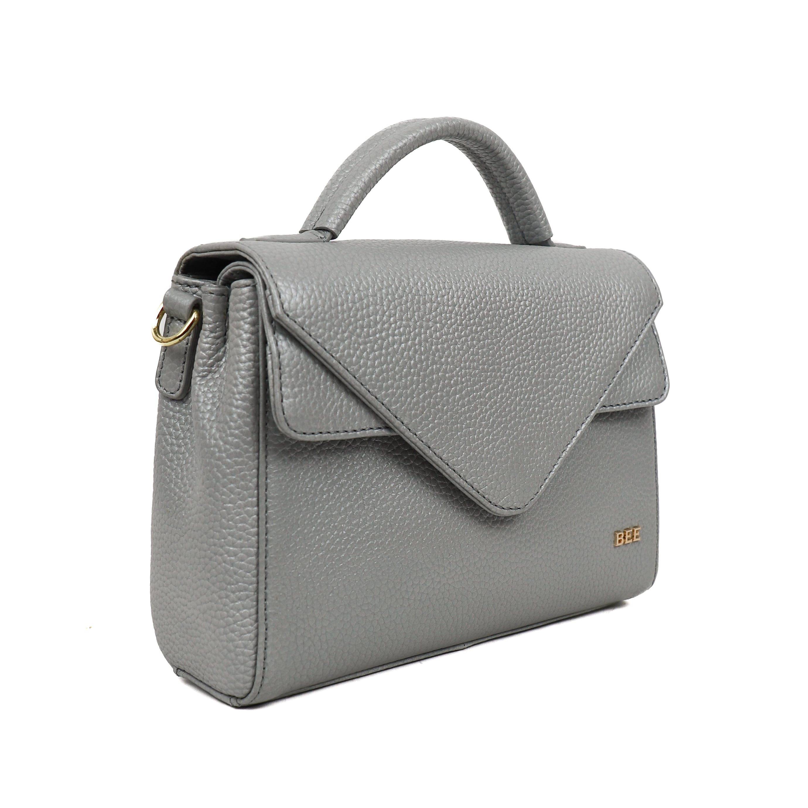 Hand/shoulder bag 'Christy' Metallic Silver