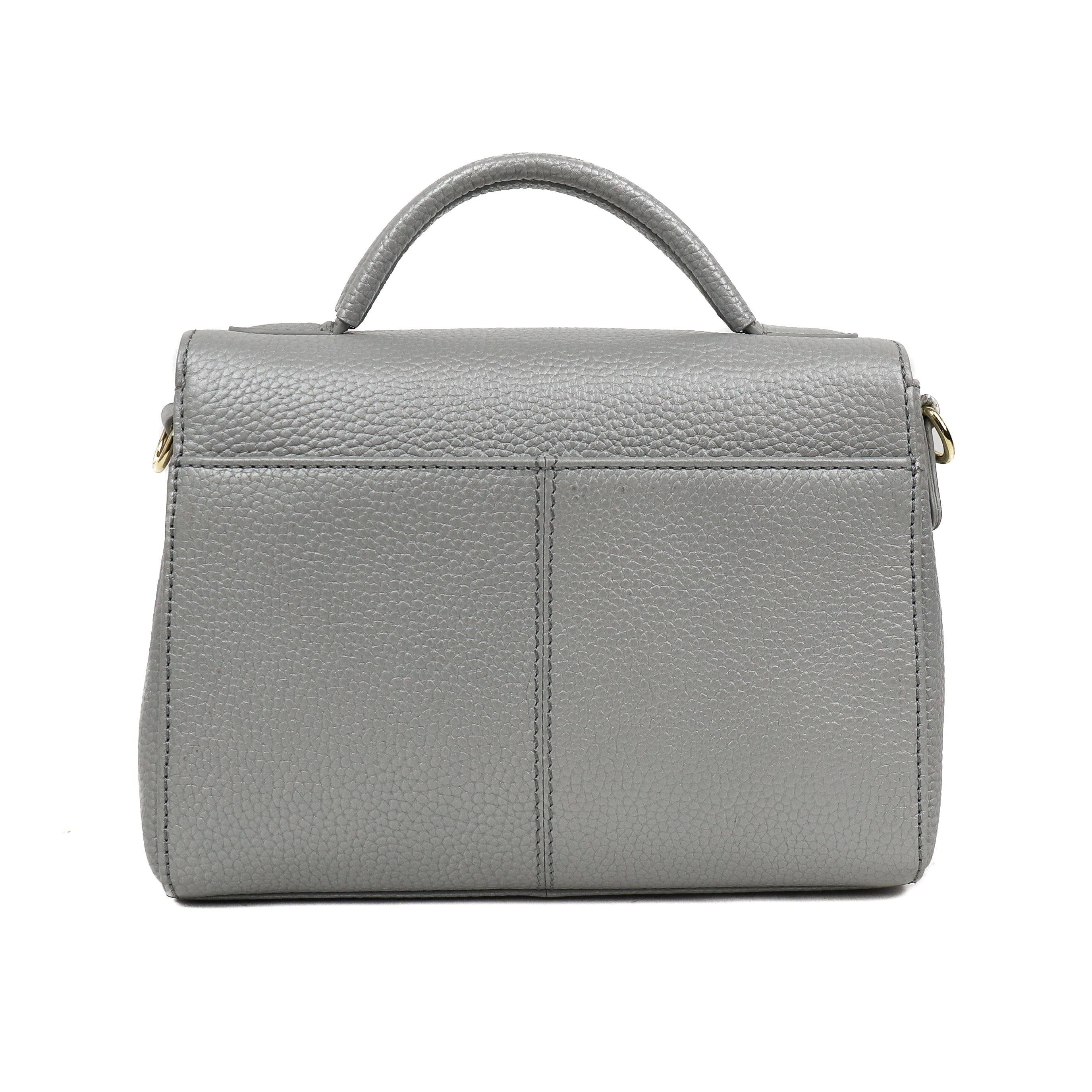 Hand/shoulder bag 'Christy' Metallic Silver