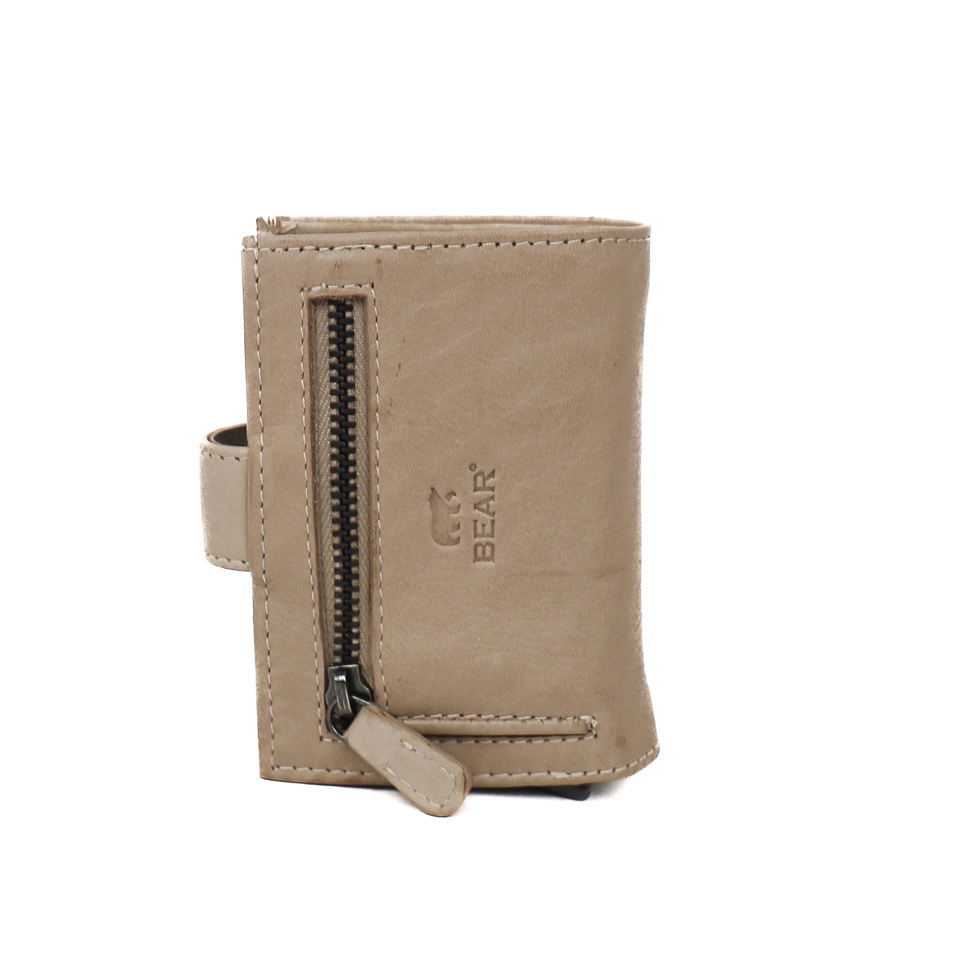 Double card holder 'Eric' feather