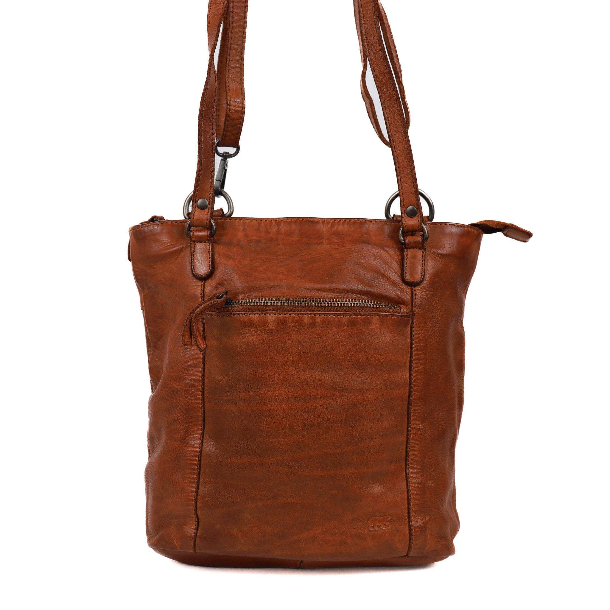 Backpack/shoulder bag 'Sandy' cognac