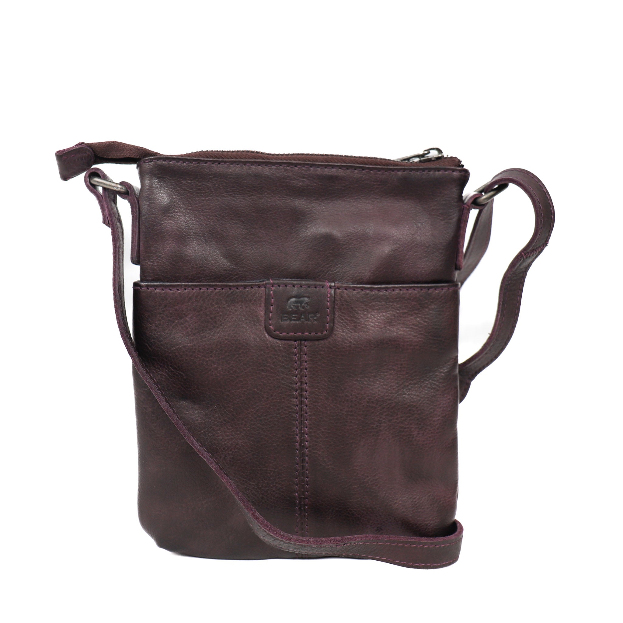 Shoulder bag 'Davide' Plum