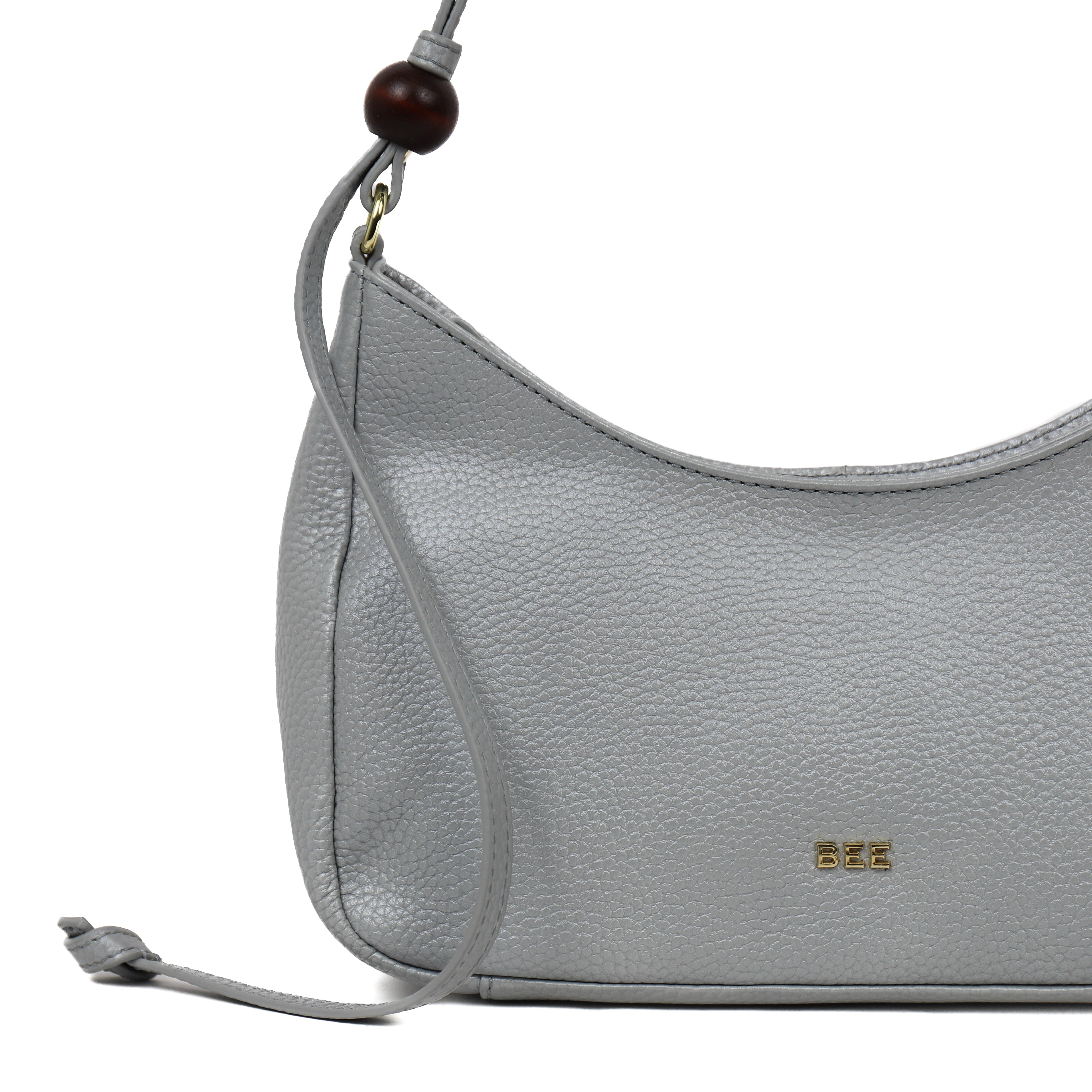 Hand/shoulder bag 'Roxy' Metallic Silver