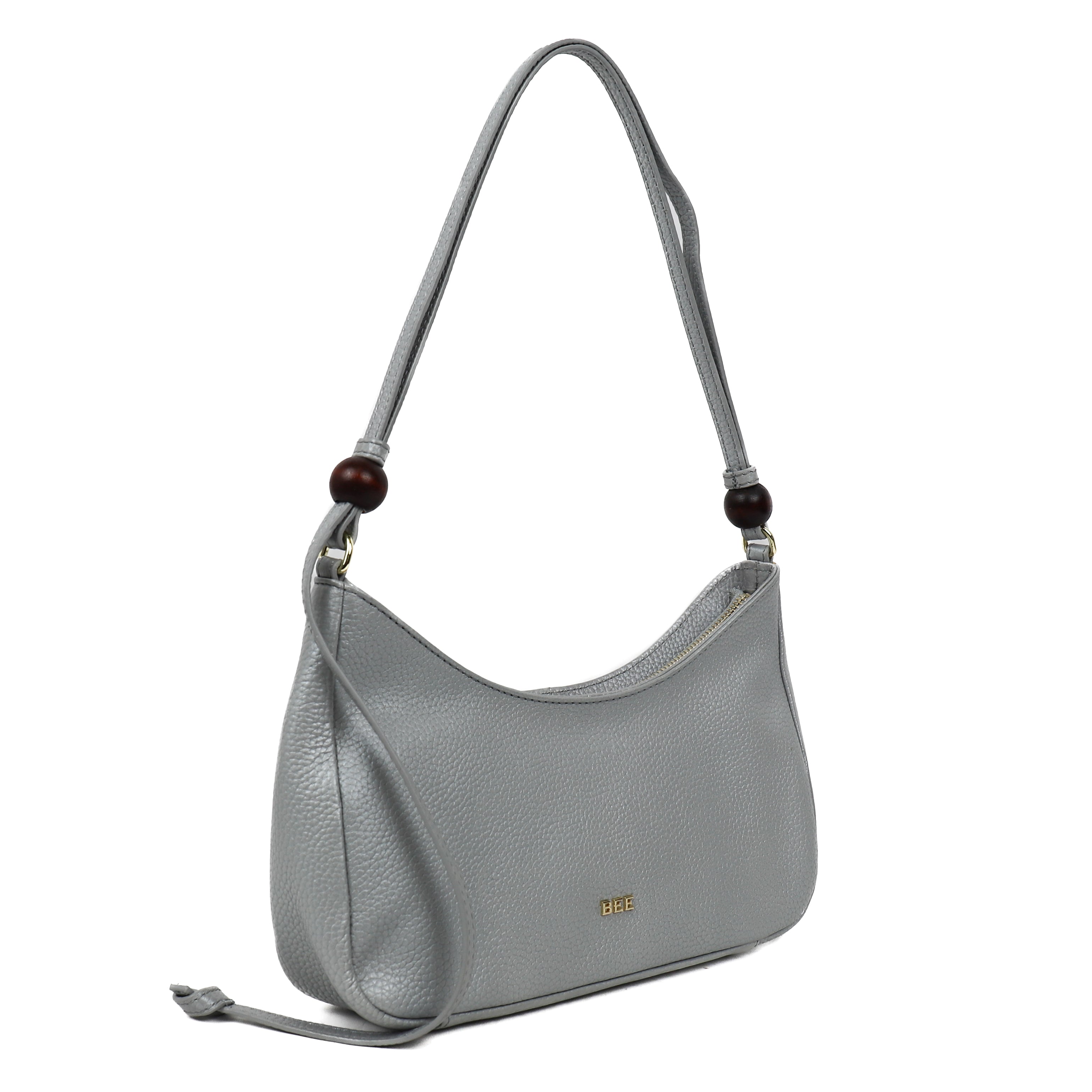 Hand/shoulder bag 'Roxy' Metallic Silver