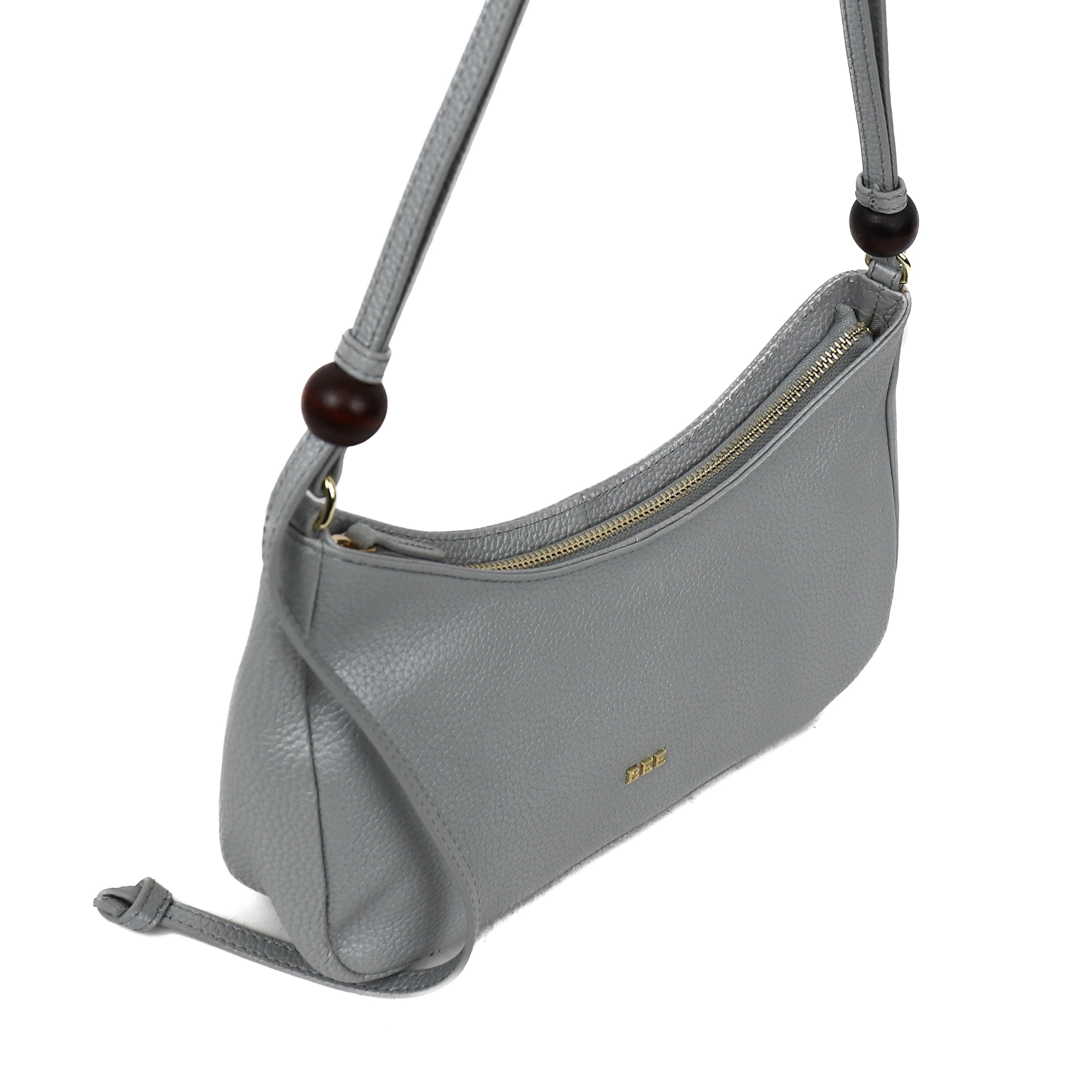 Hand/shoulder bag 'Roxy' Metallic Silver