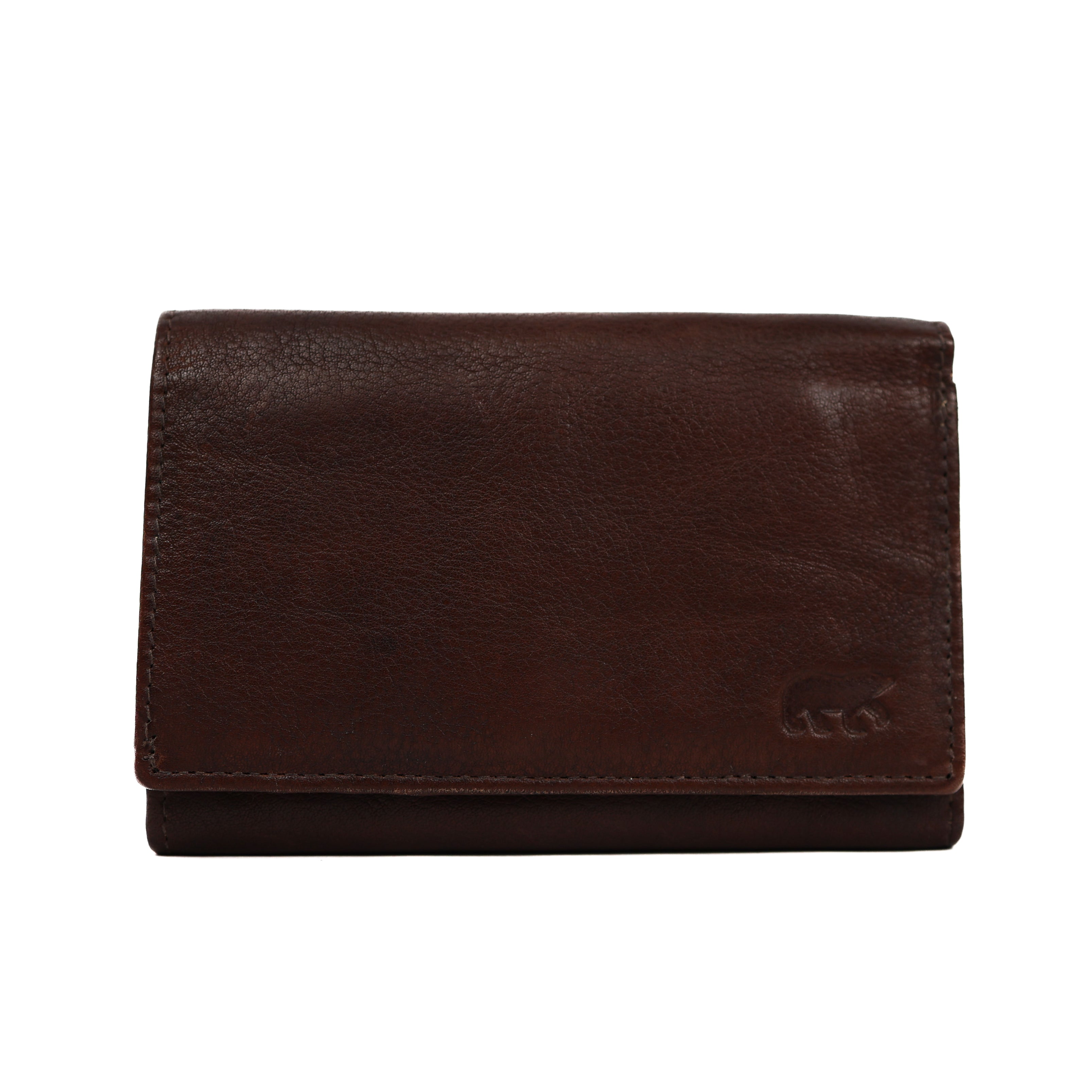 Wrap wallet 'Sweety' dark brown