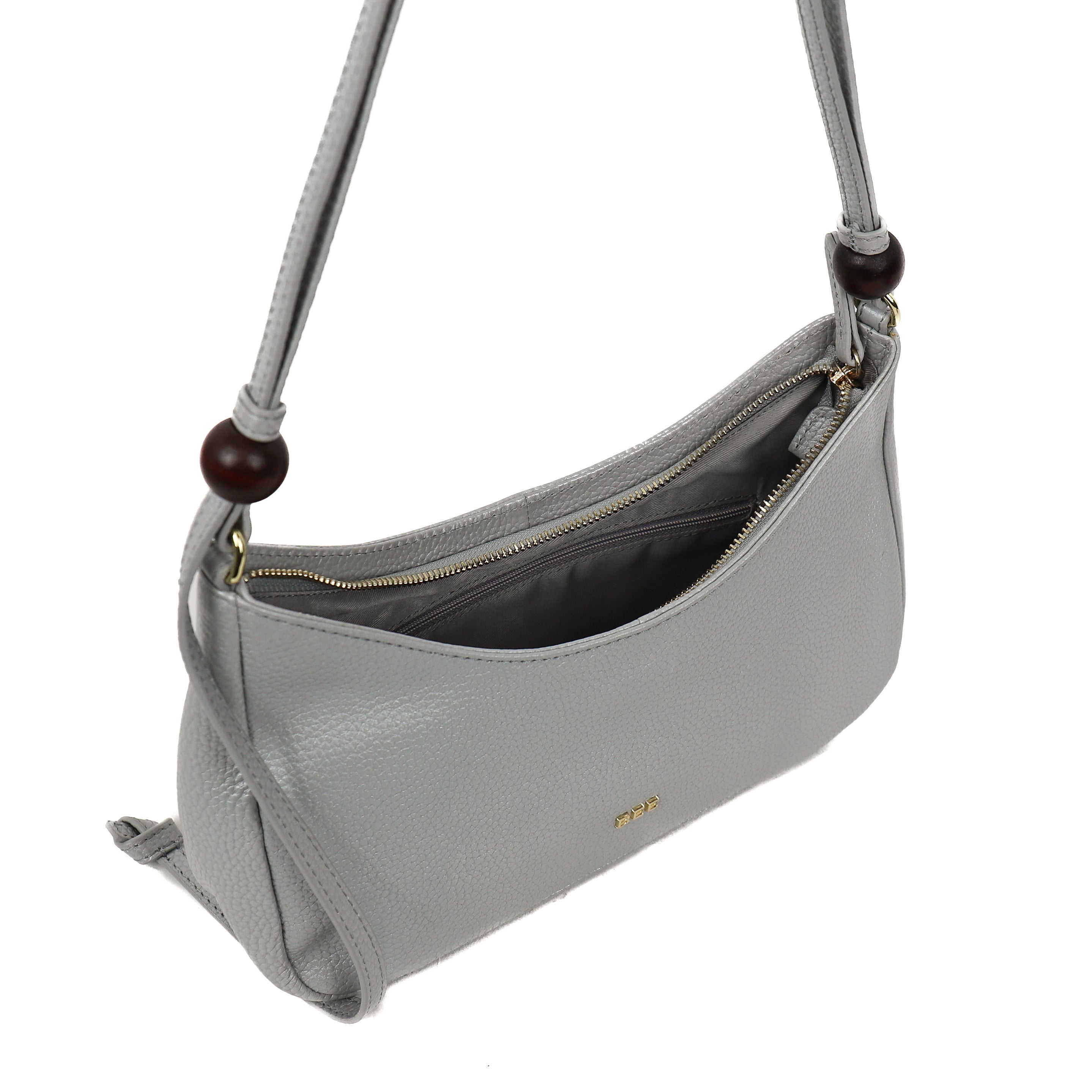 Hand/shoulder bag 'Roxy' Metallic Silver