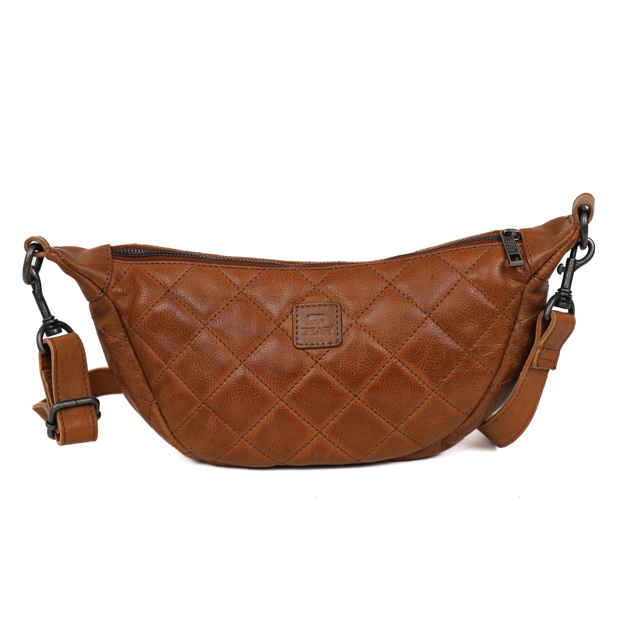 Crossbody tasje 'Laura' Cognac