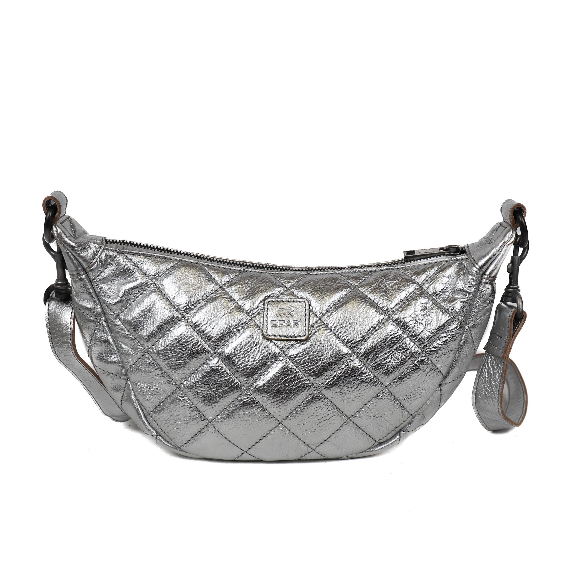 Crossbody tasje 'Laura' Silver