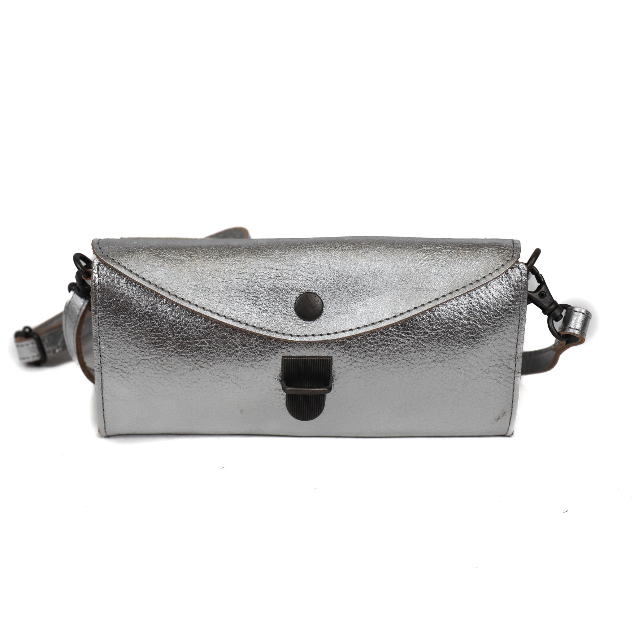 Clutch/enveloptasje 'Pascalle' silver