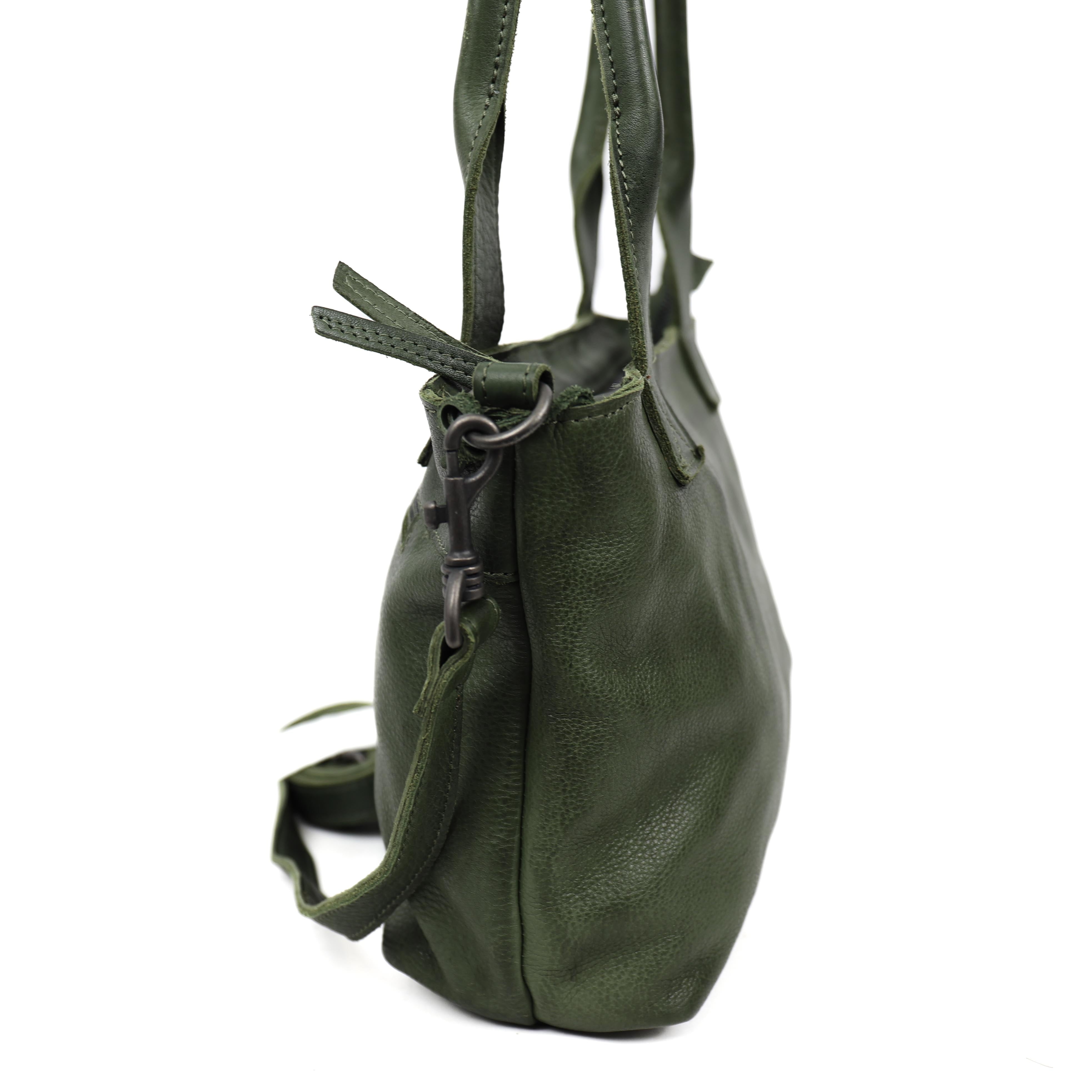Hand/shoulder bag 'Katya' green - CP 6006