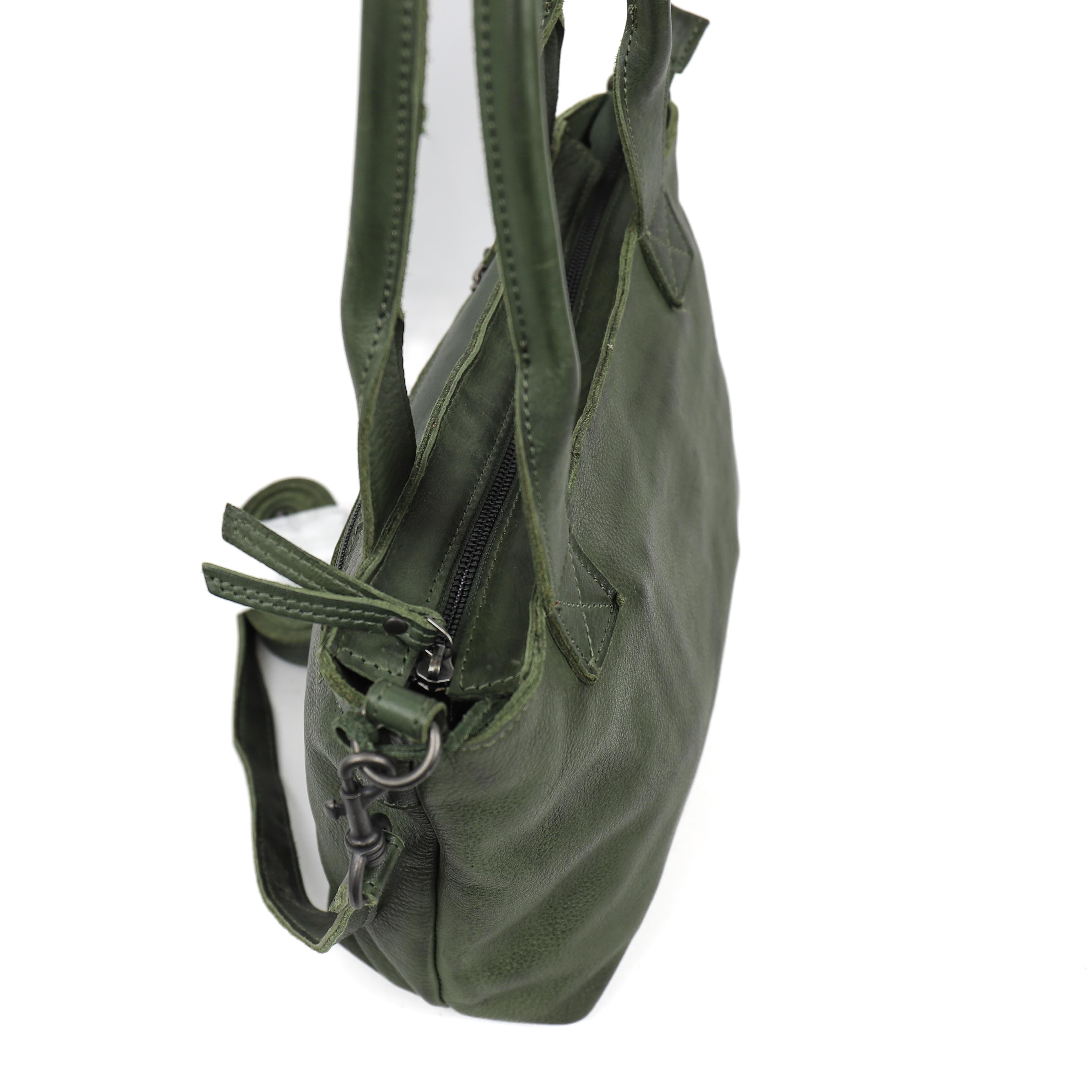 Hand/shoulder bag 'Katya' green - CP 6006