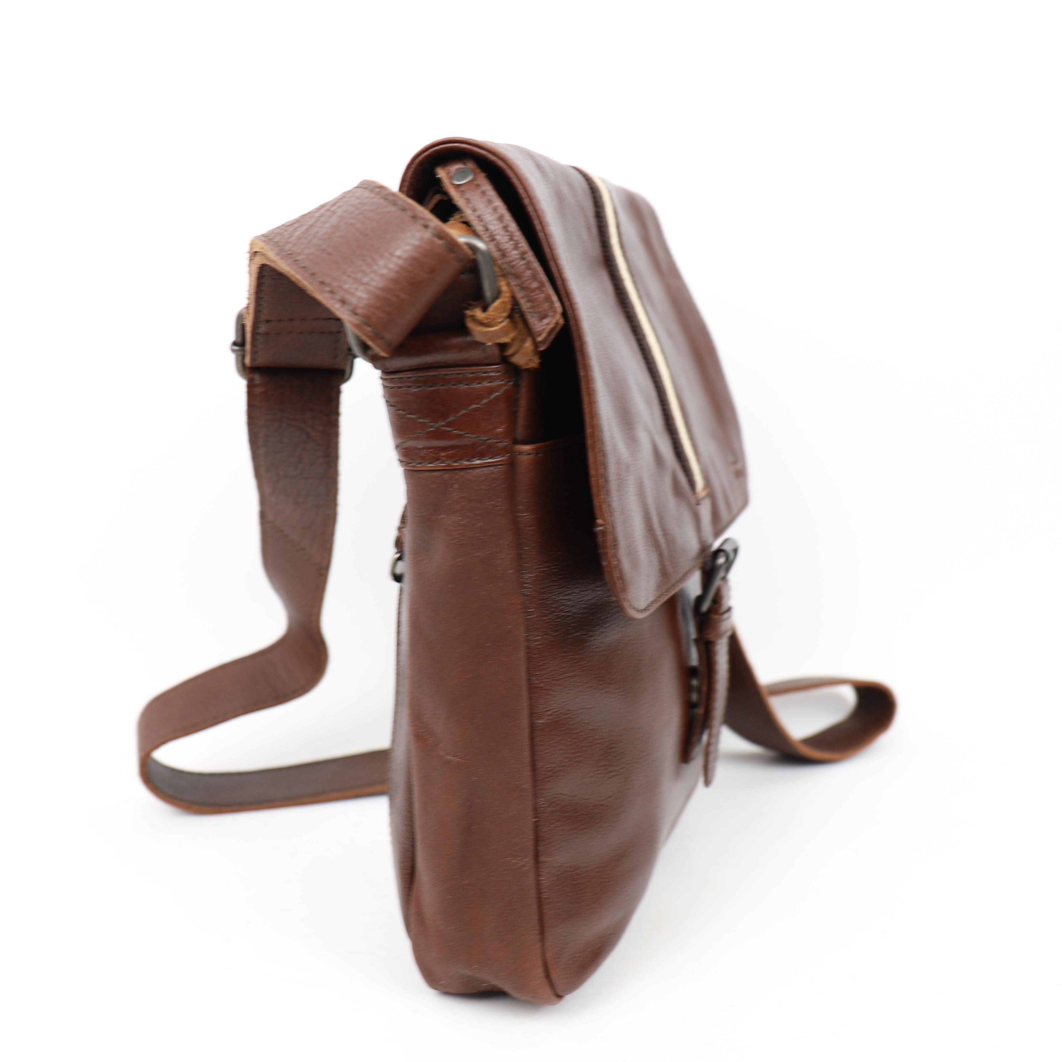 Shoulder bag 'Baggio' brown/stripe