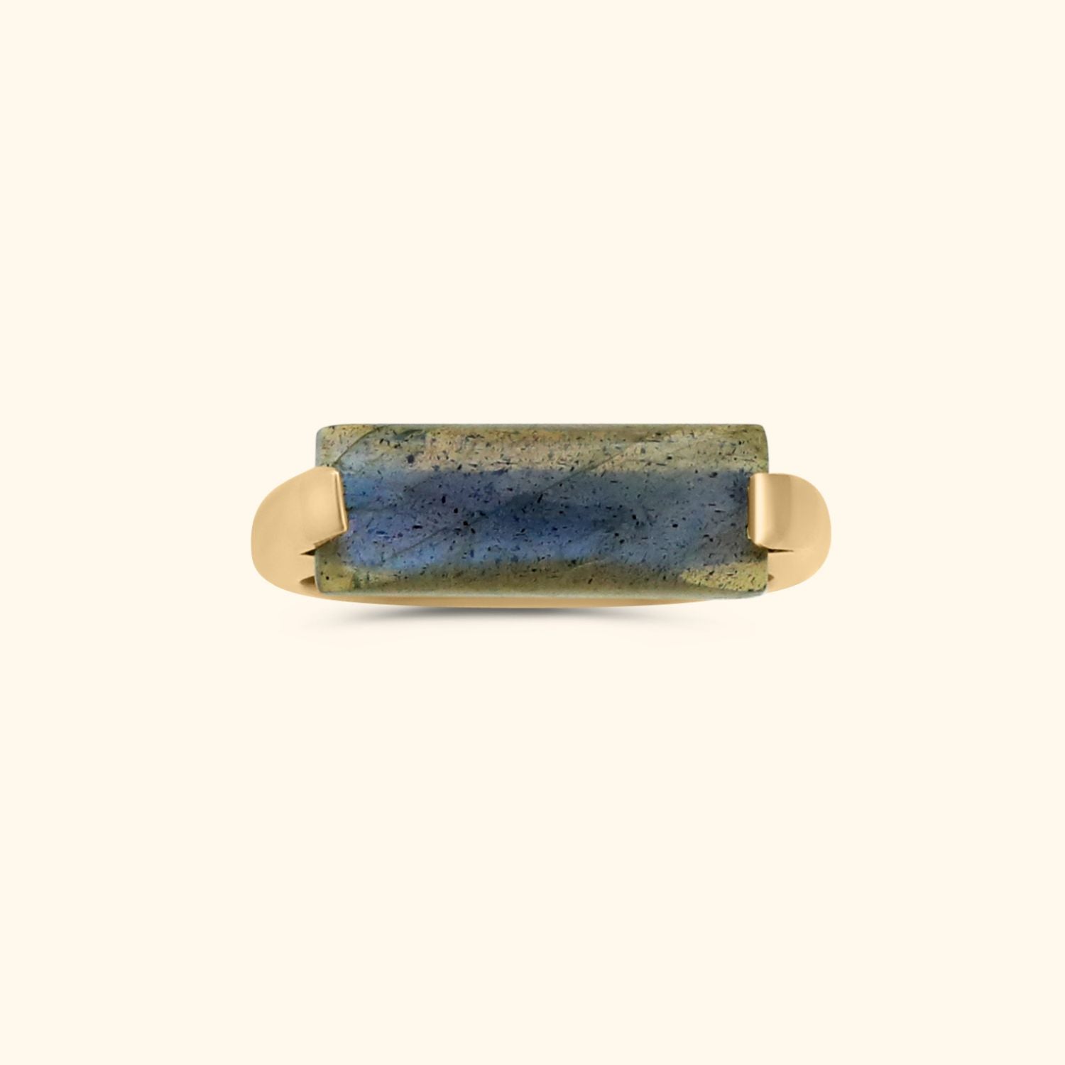 Labradorite Bar ring 