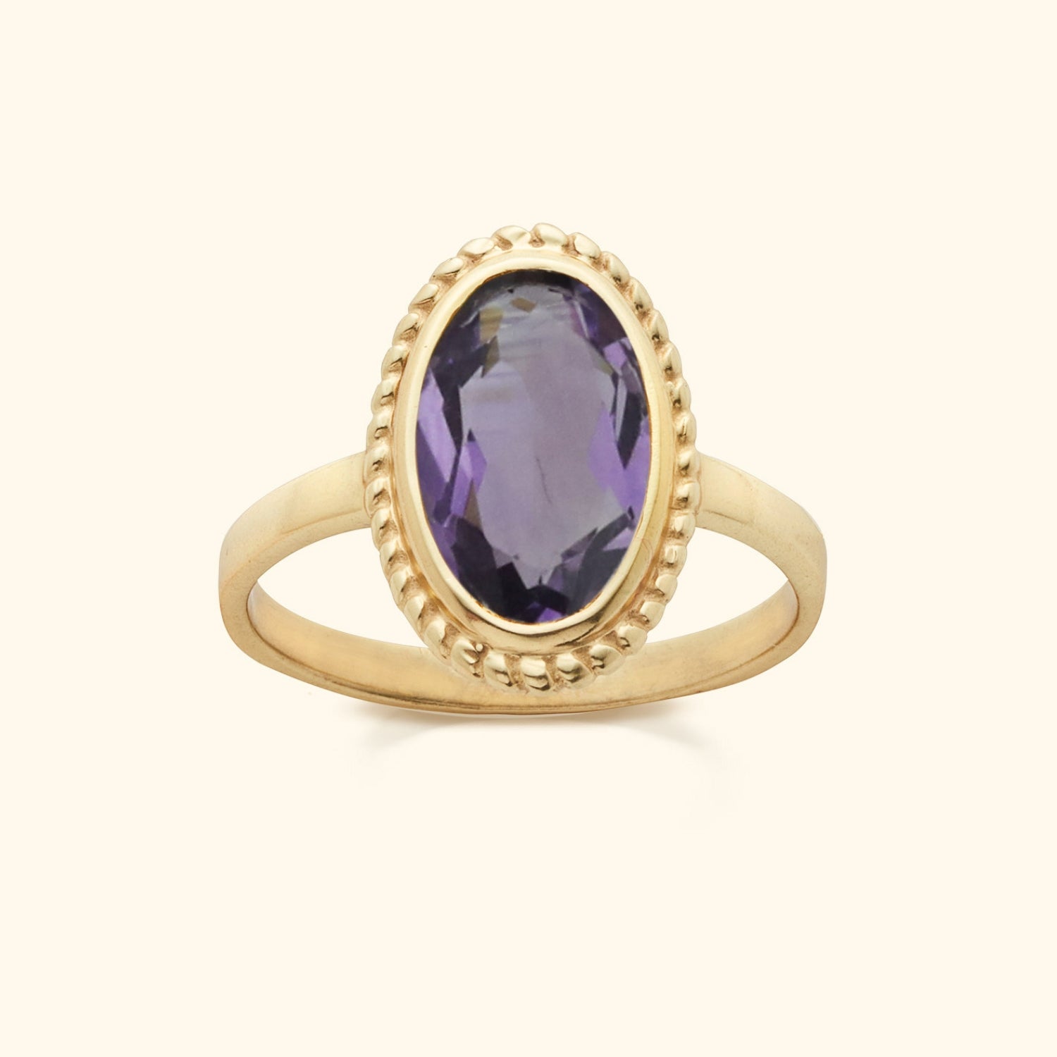 Vintage Luna Amethyst ring