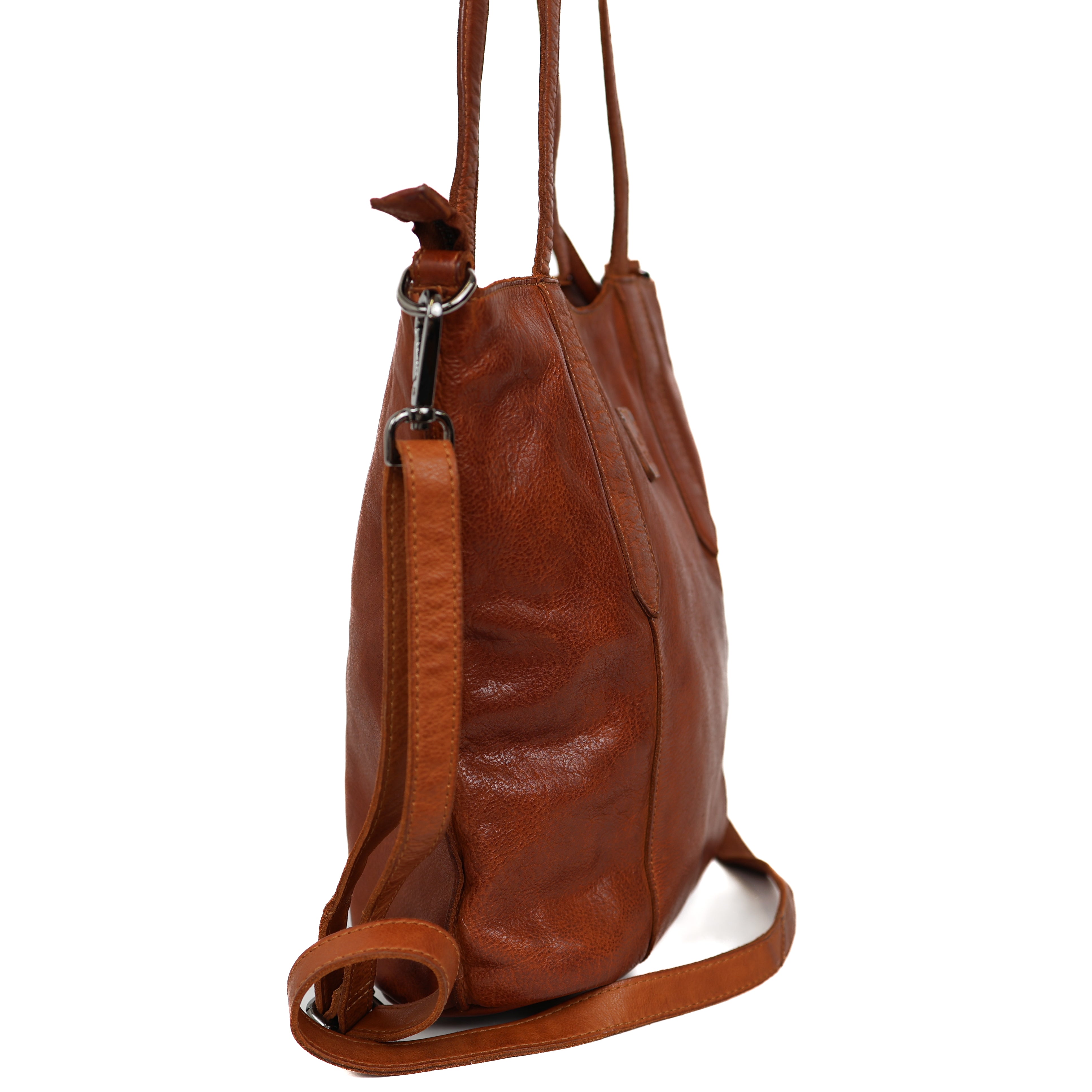 Hand-/schoudertas 'Liz' cognac