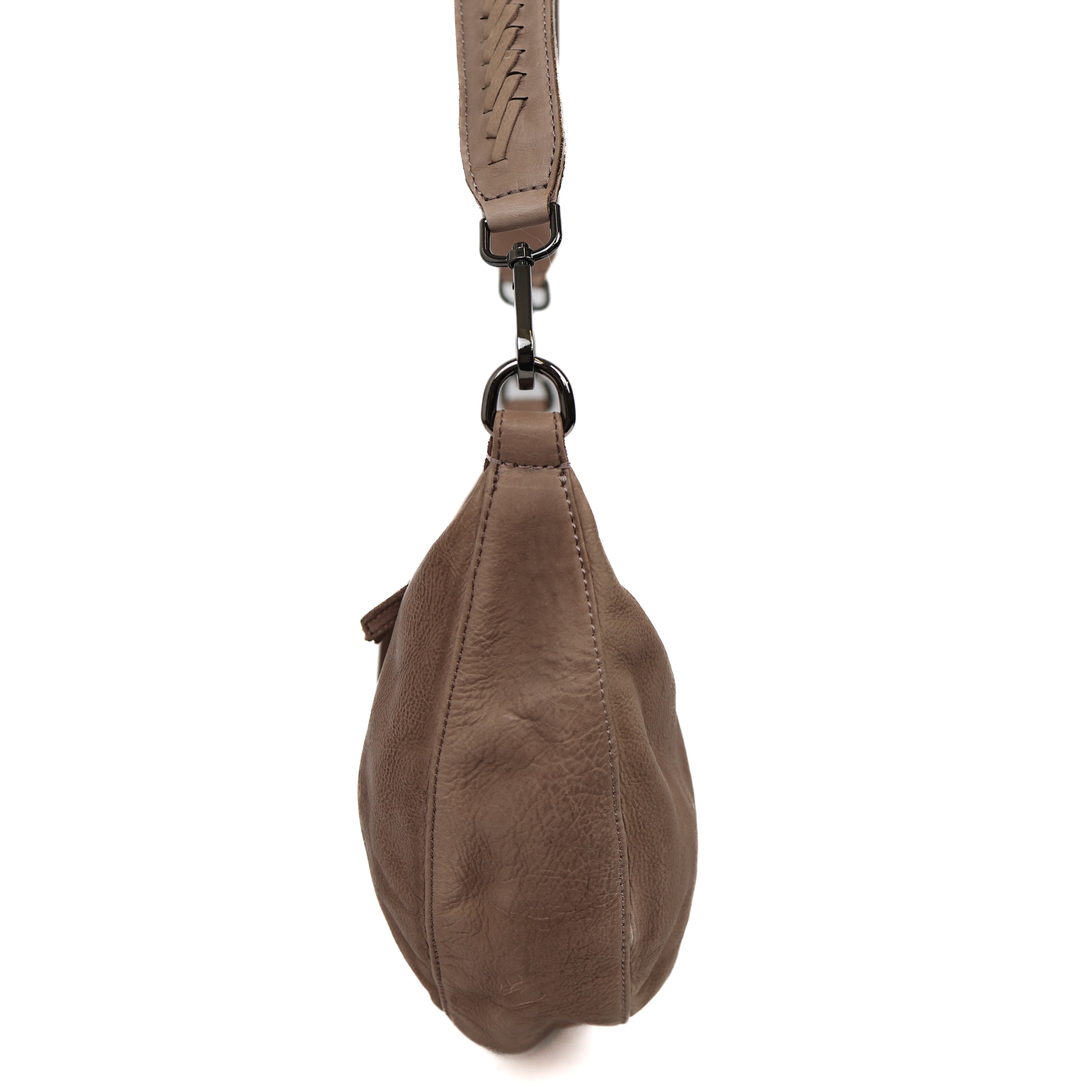 Medium sized pouch bag 'Ilse' taupe