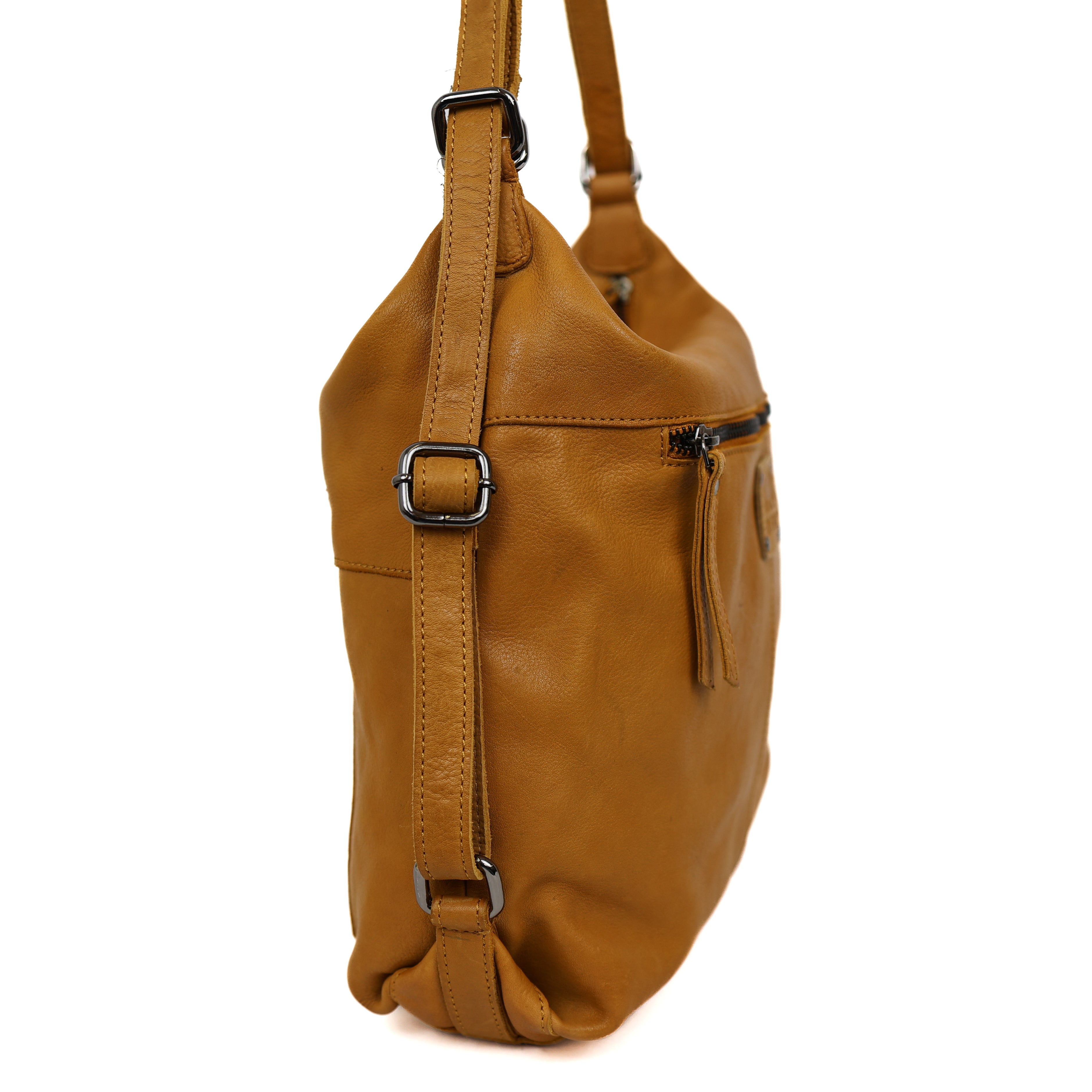 Backpack/handbag 'Veerle' yellow