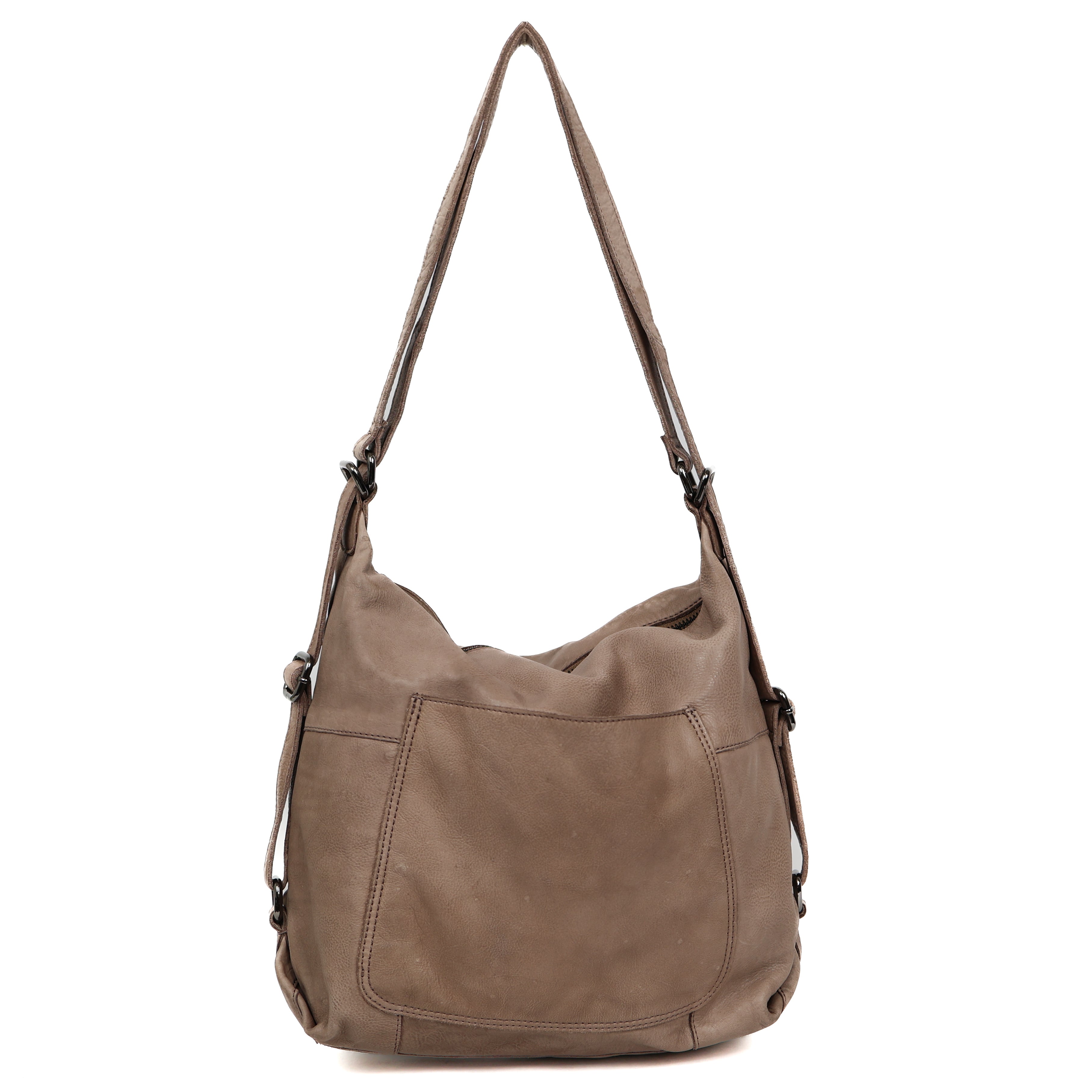 Backpack/handbag 'Veerle' taupe