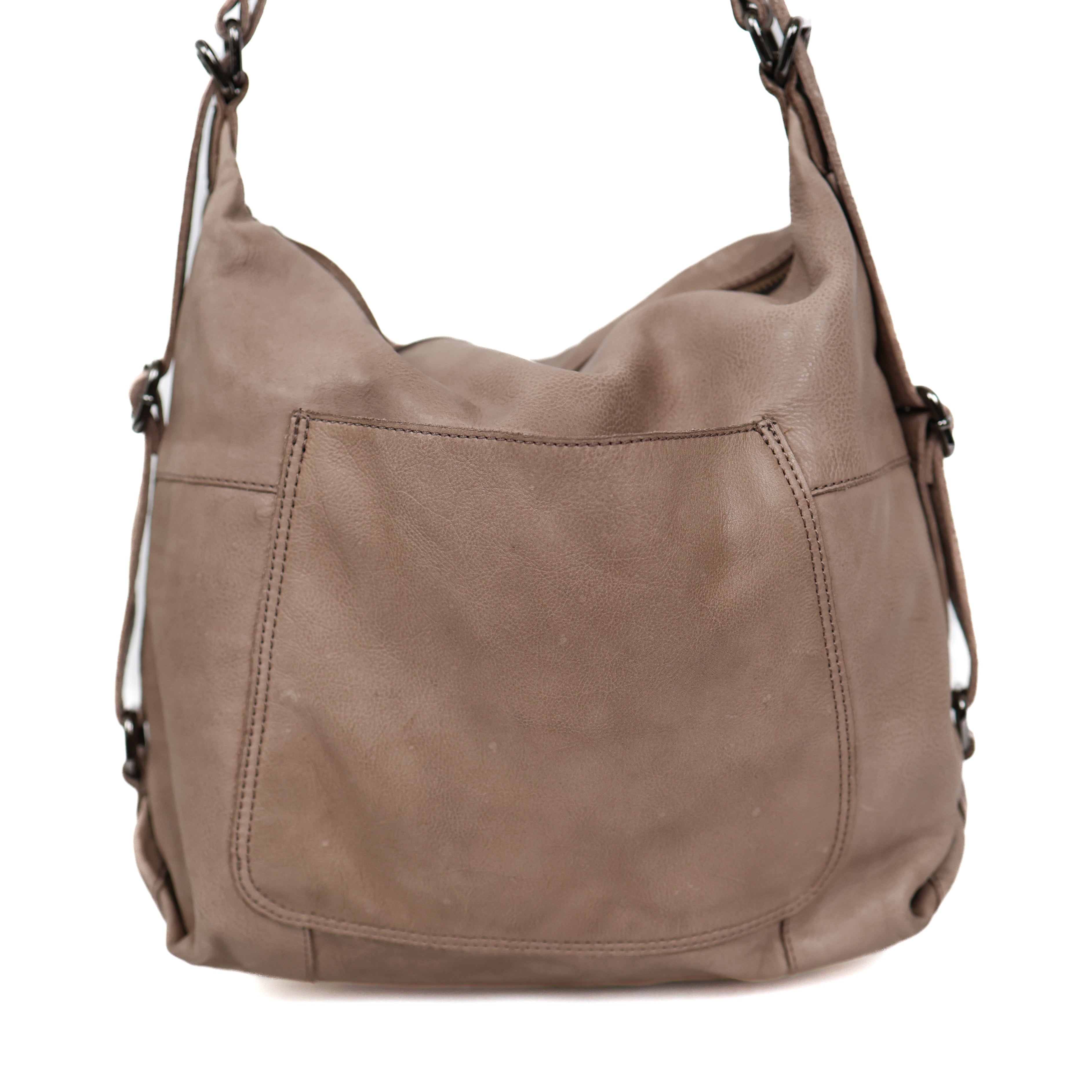 Backpack/handbag 'Veerle' taupe