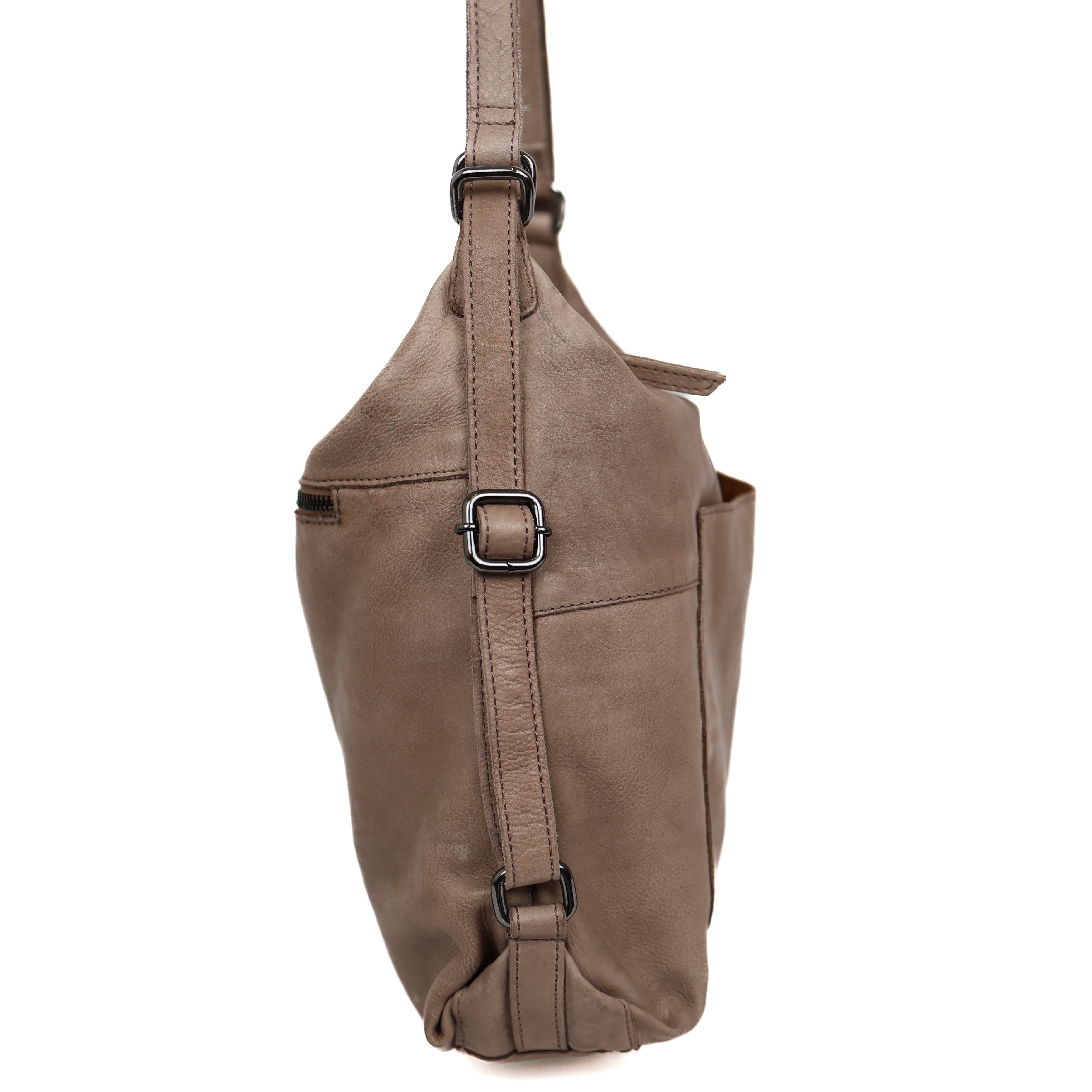 Rugzak/handtas 'Veerle' taupe