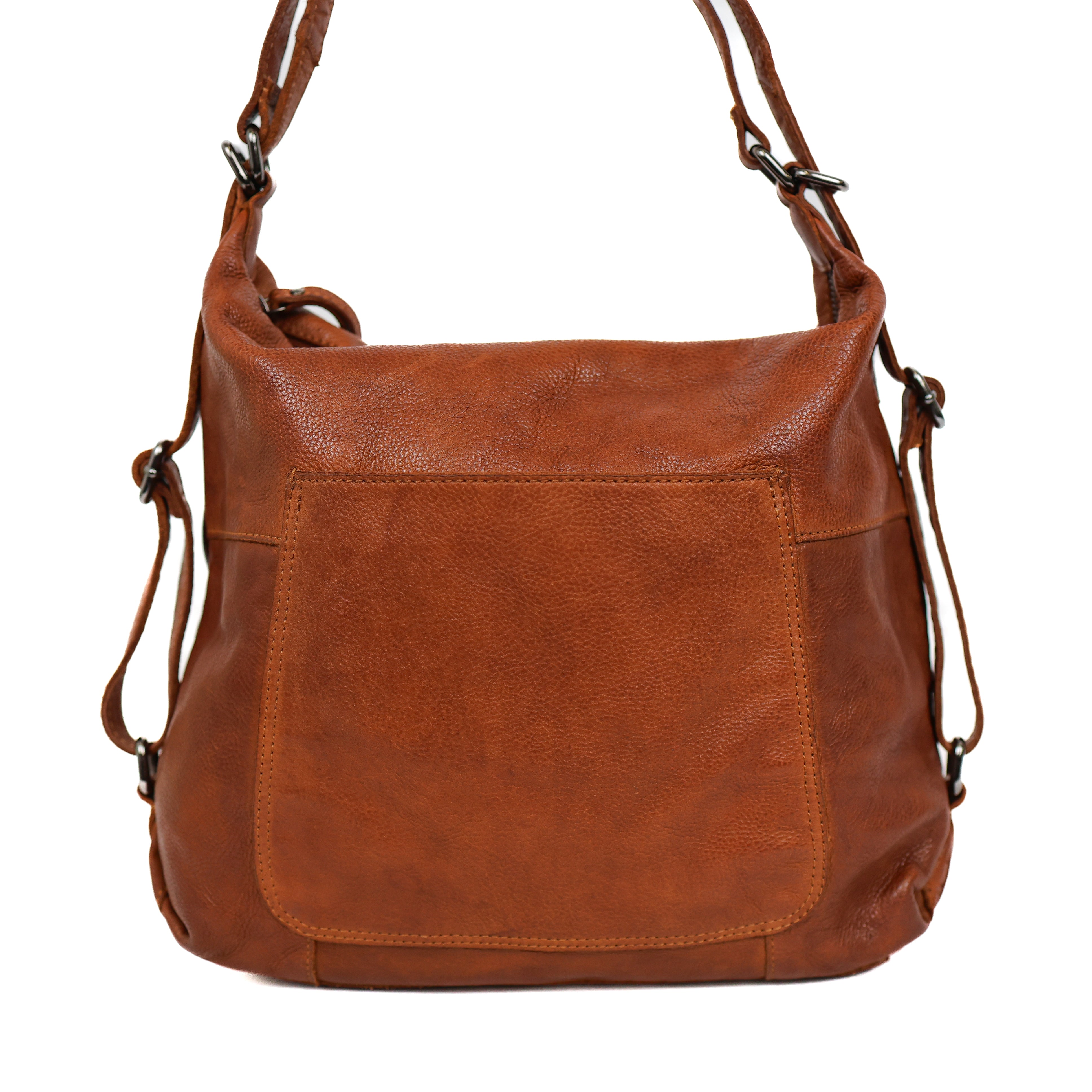 Backpack/handbag 'Veerle' cognac