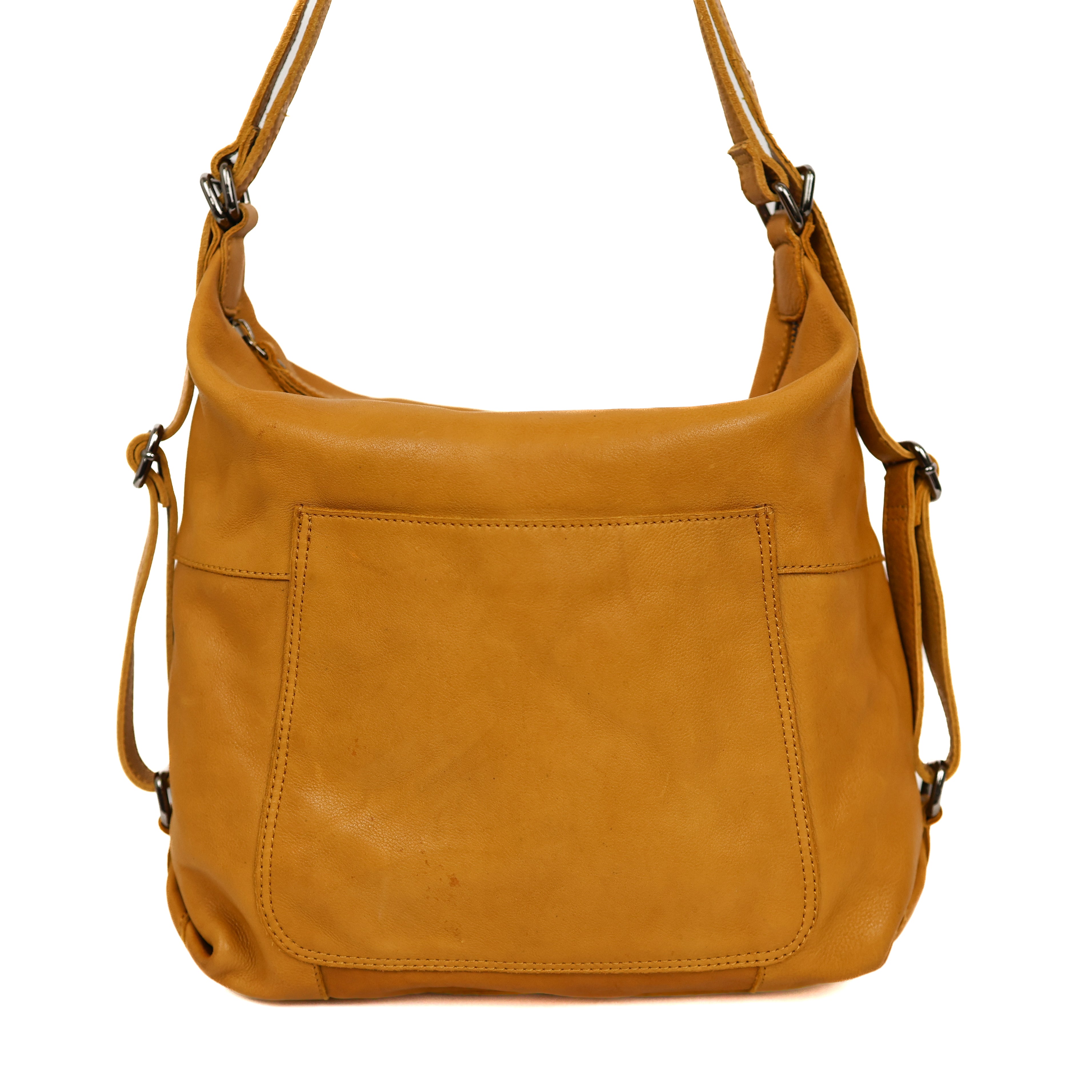 Backpack/handbag 'Veerle' yellow
