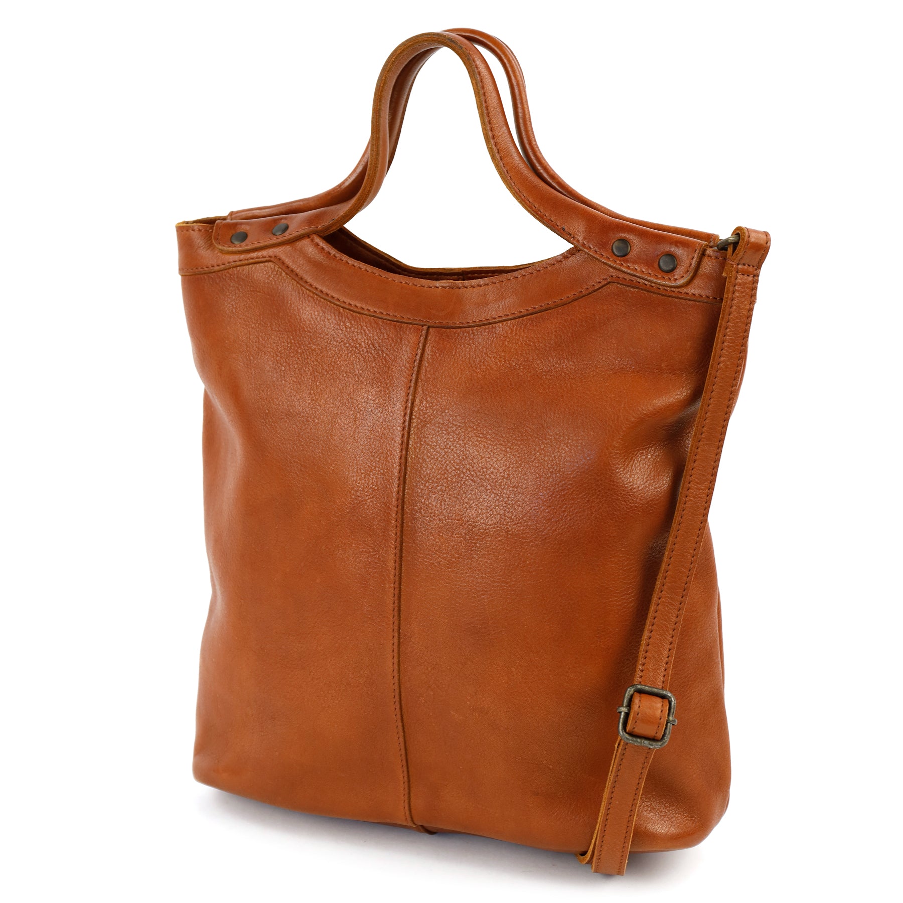 Hand-/schoudertas 'Andrea' cognac