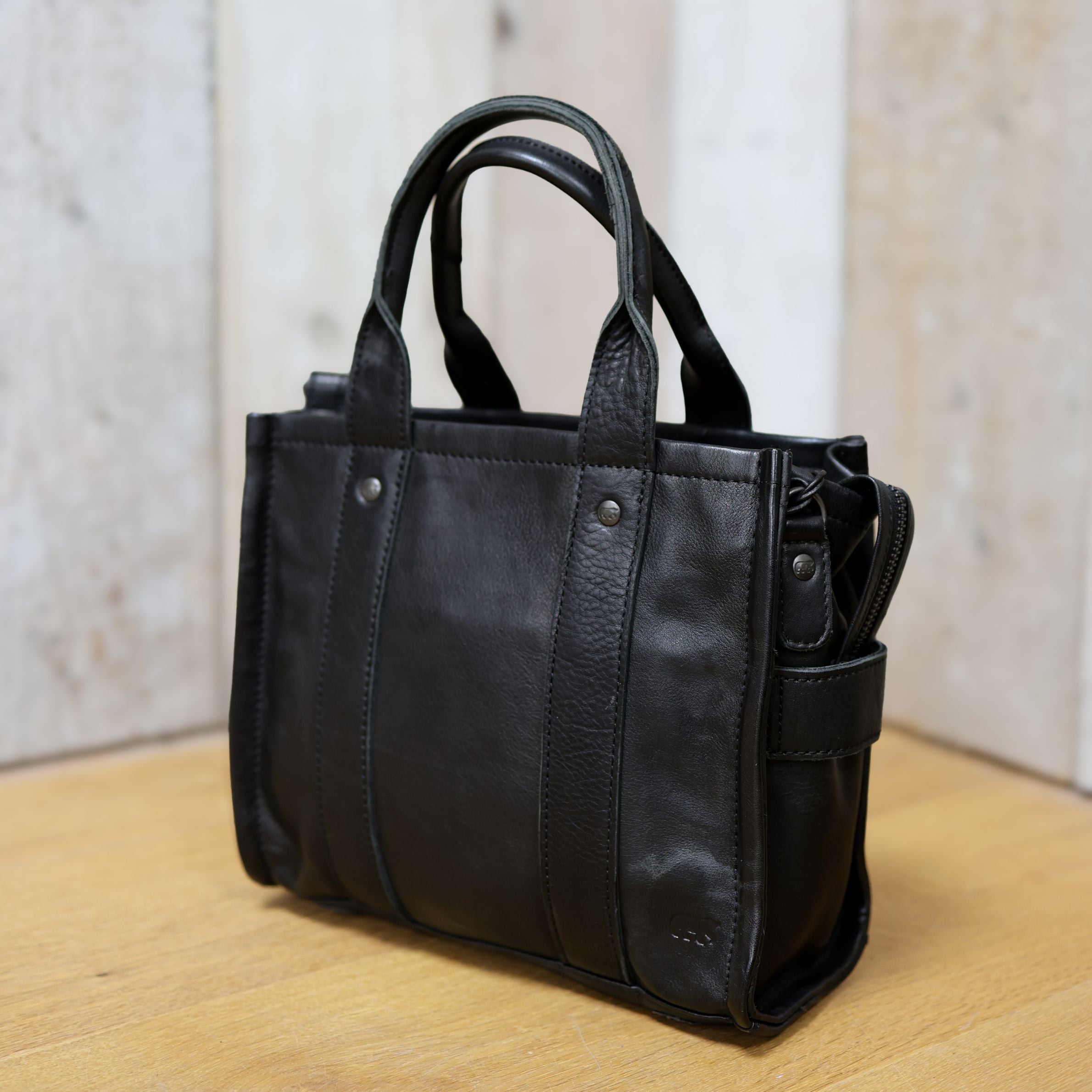 Mini tote bag 'Pepe' S zwart