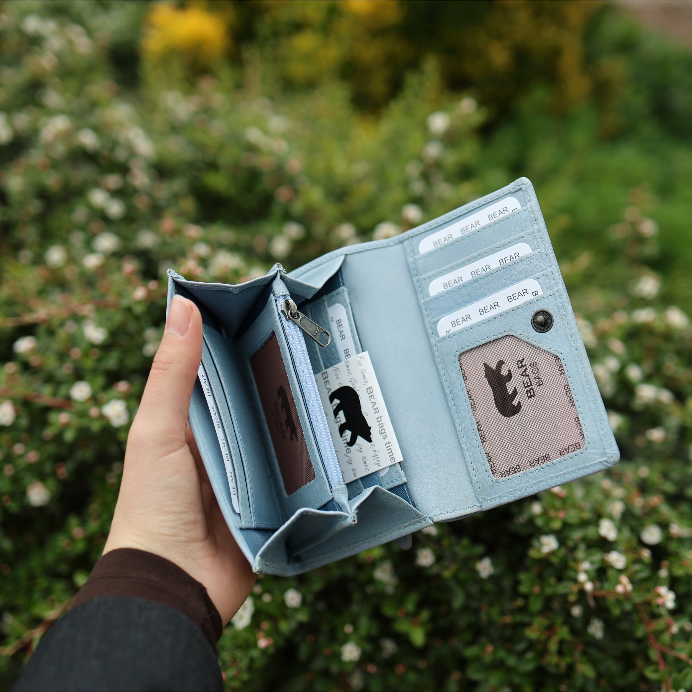 RFID Wrap wallet 'Sweety' sky