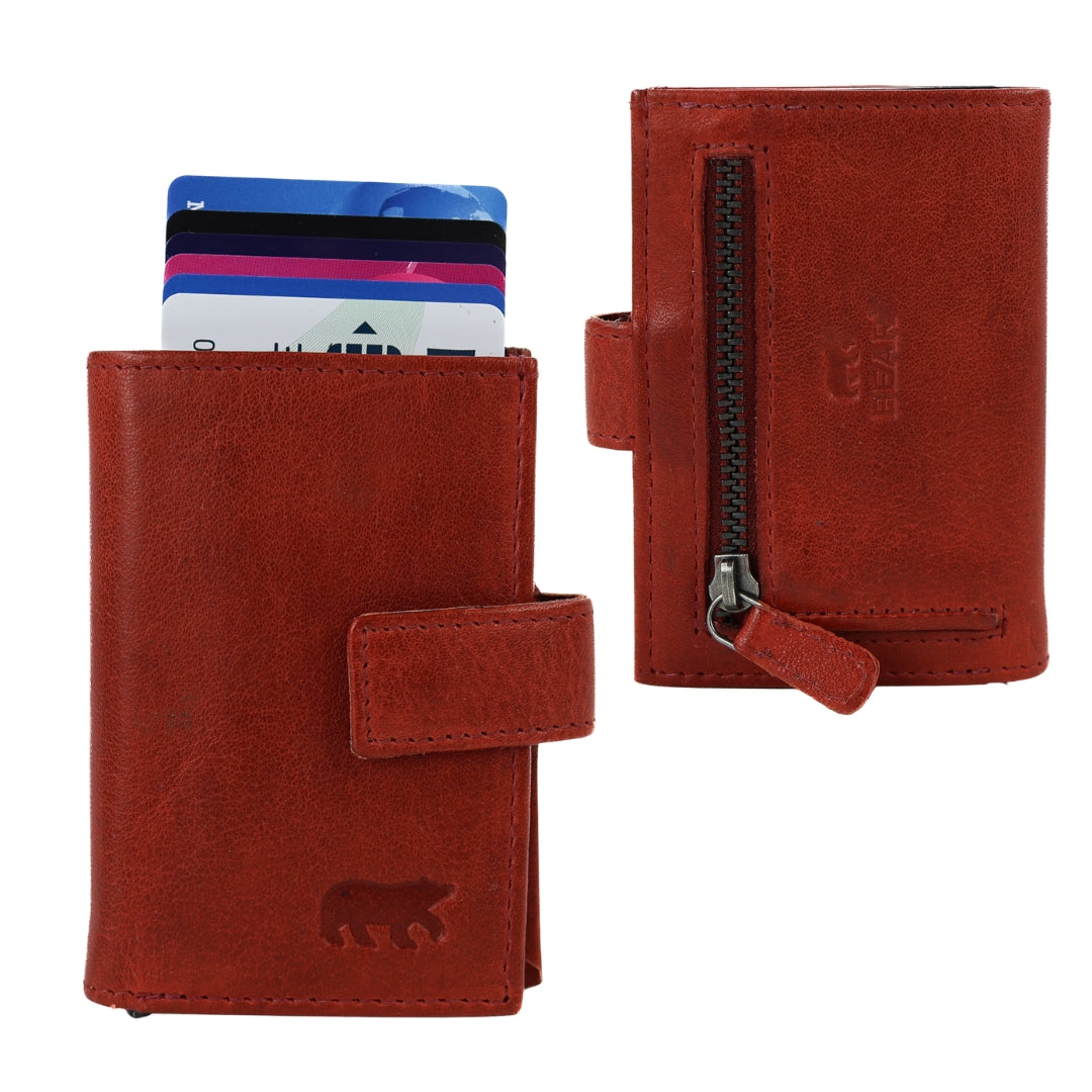 Card holder 'Elsie' red