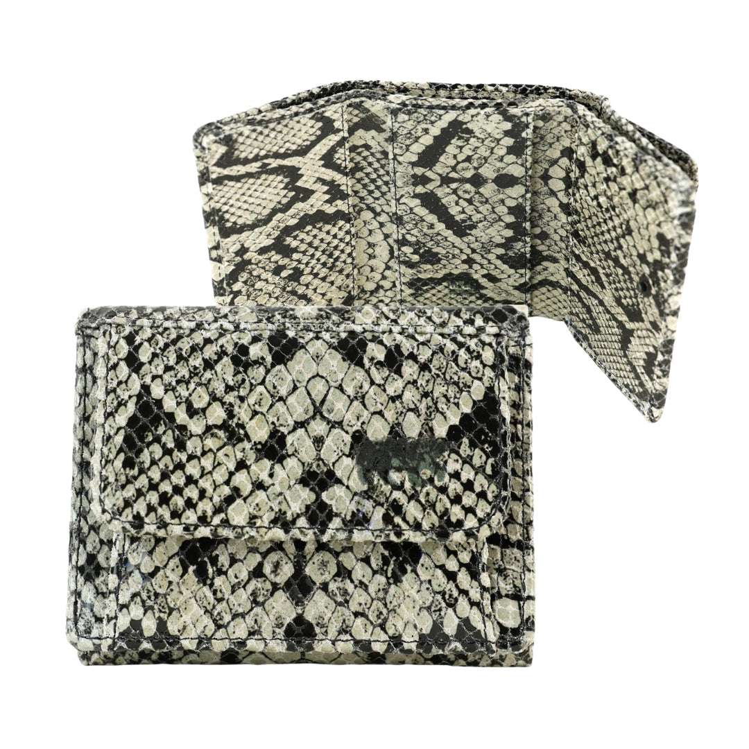 Portemonneetje 'Nana' snake grey