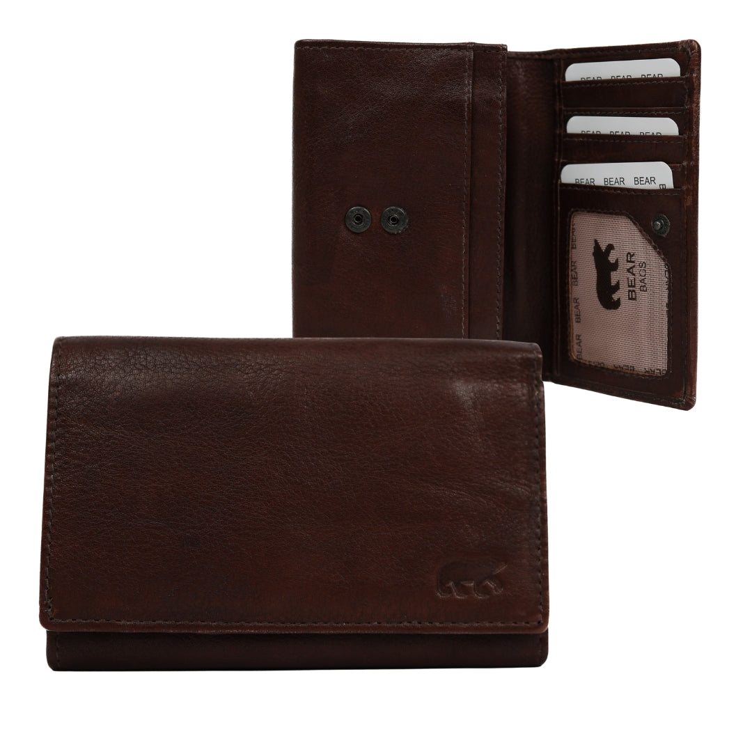 Wrap wallet 'Sweety' dark brown