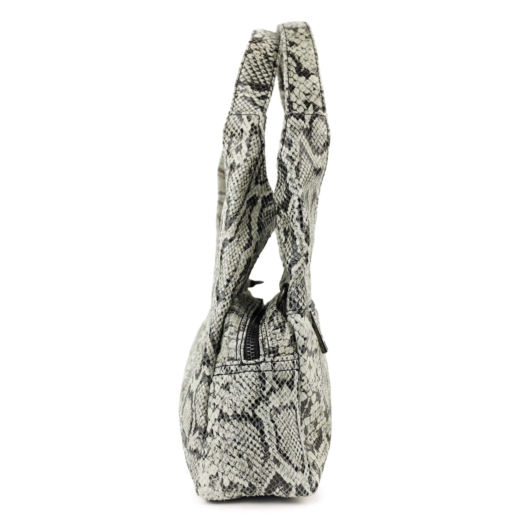 Hand/shoulder bag 'Vittoria' snake grey
