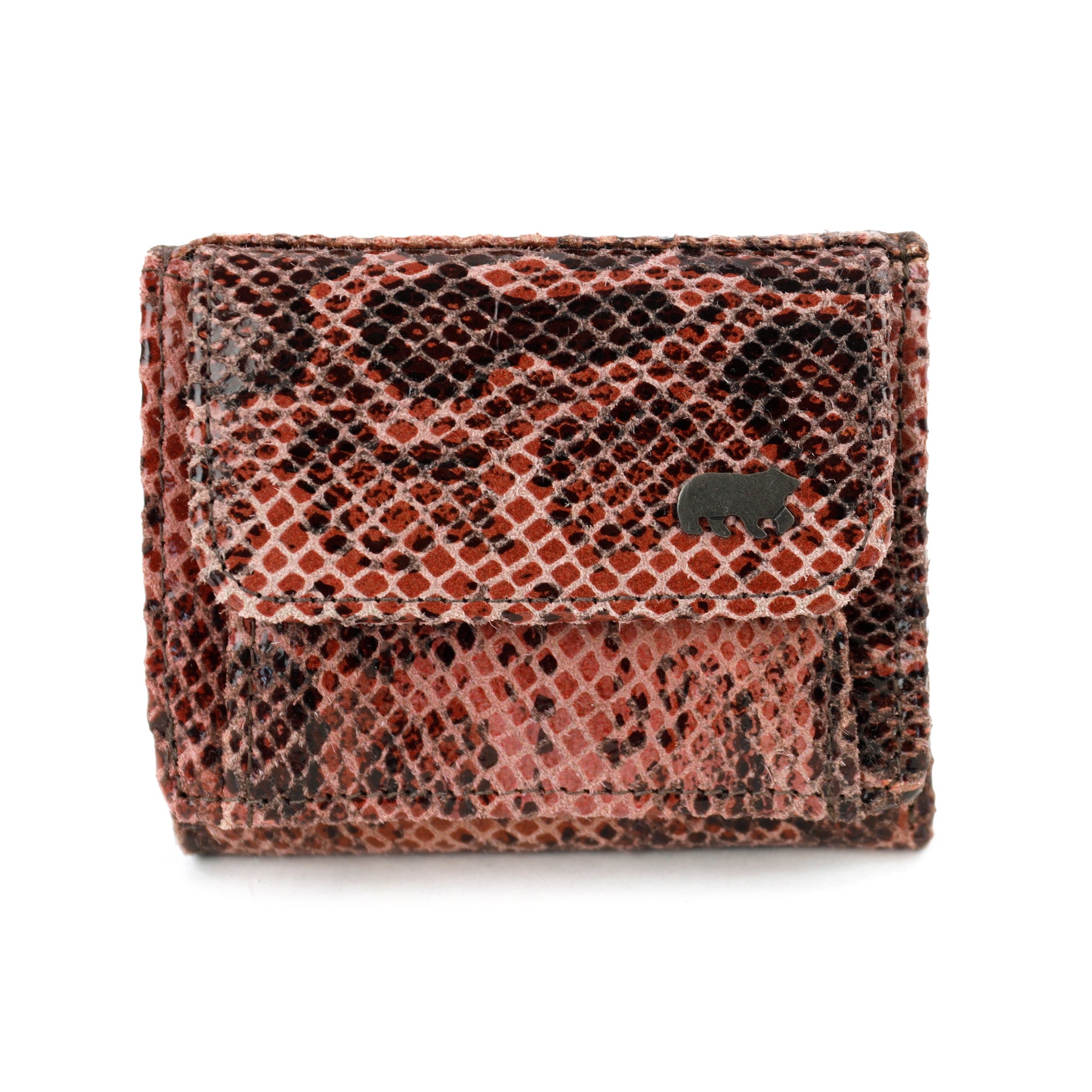 Portemonneetje 'Nana' snake pink