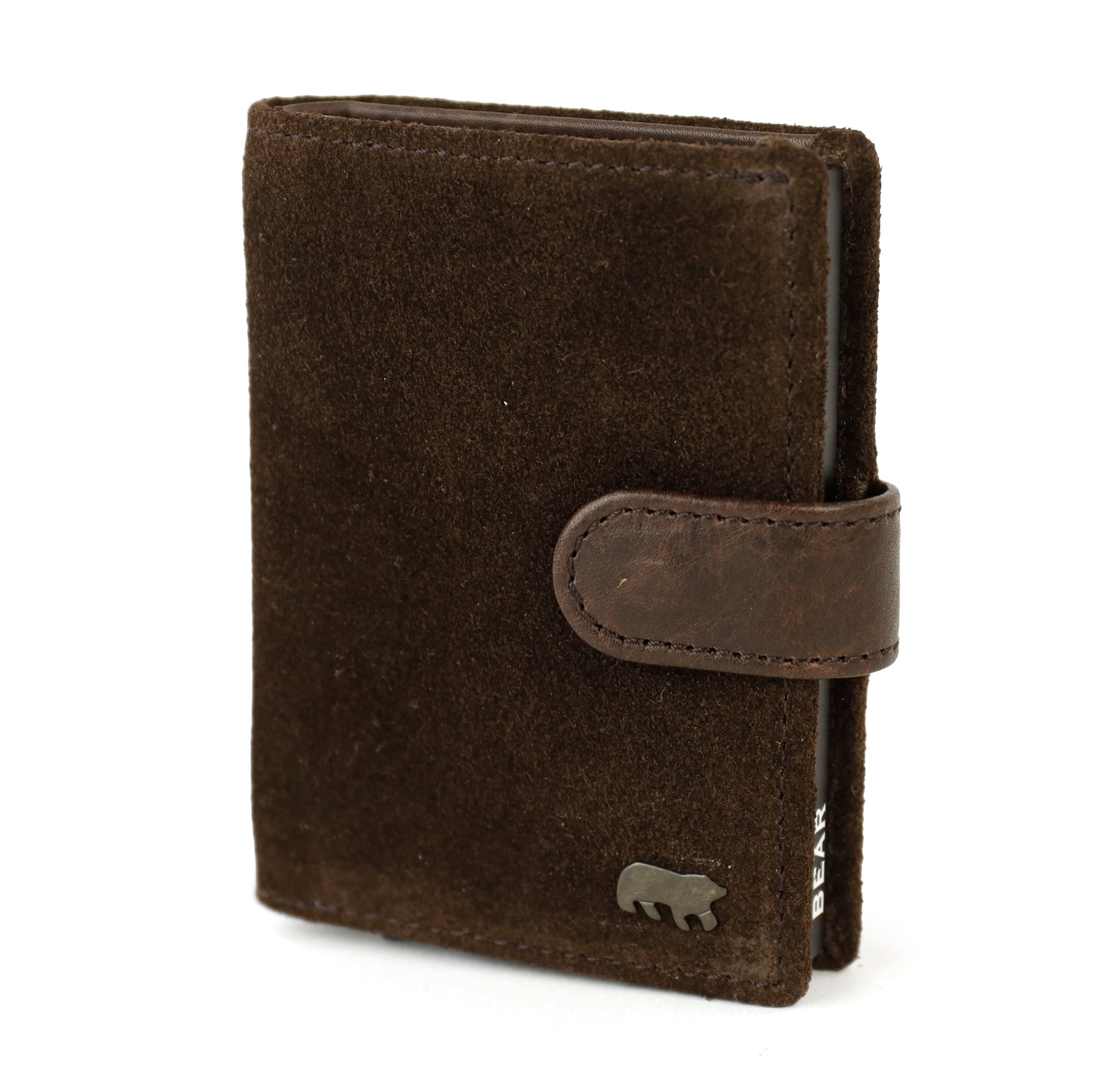 Suède RFID Pasjeshouder 'Bobby' donkerbruin