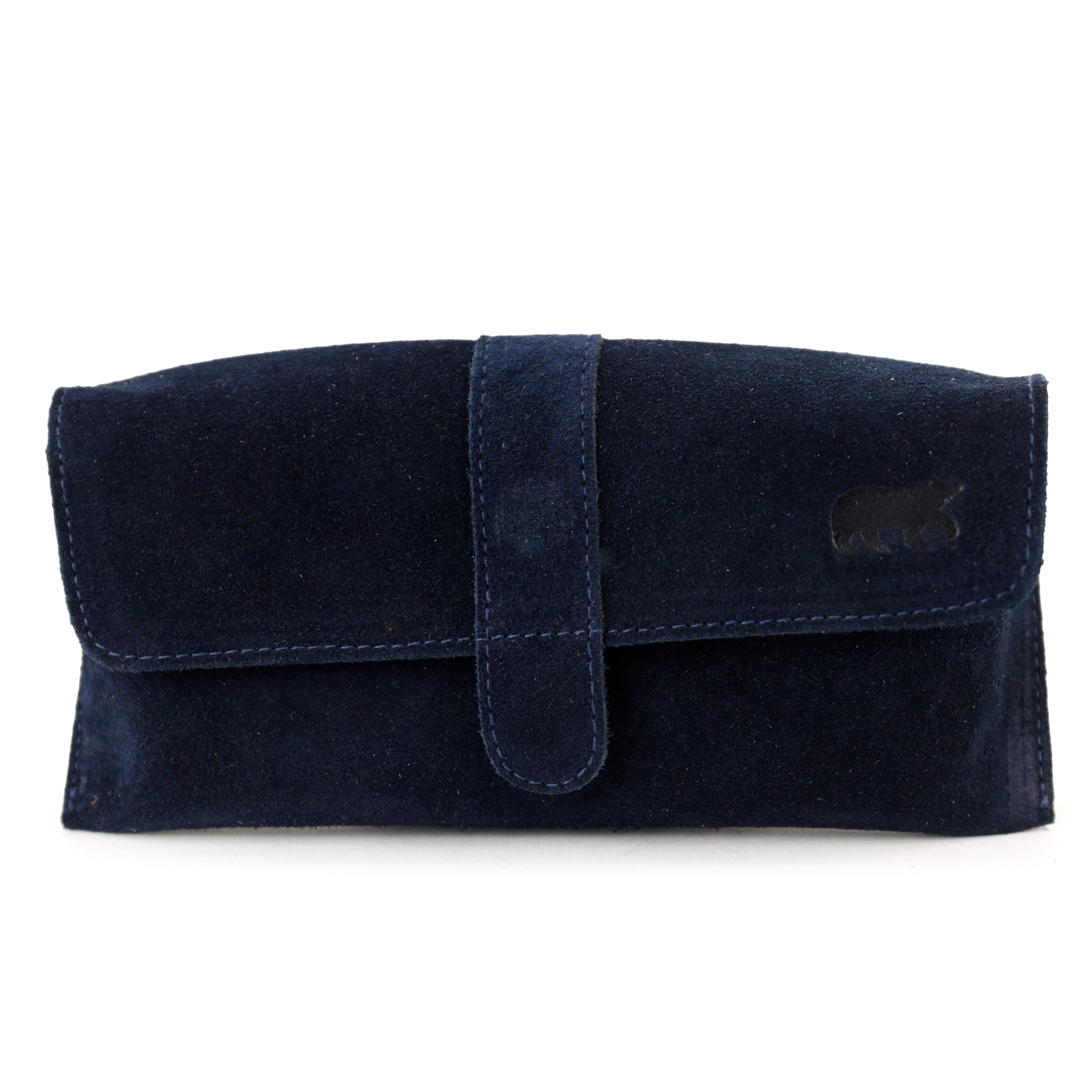 Suède brillenkoker 'Weta' donkerblauw
