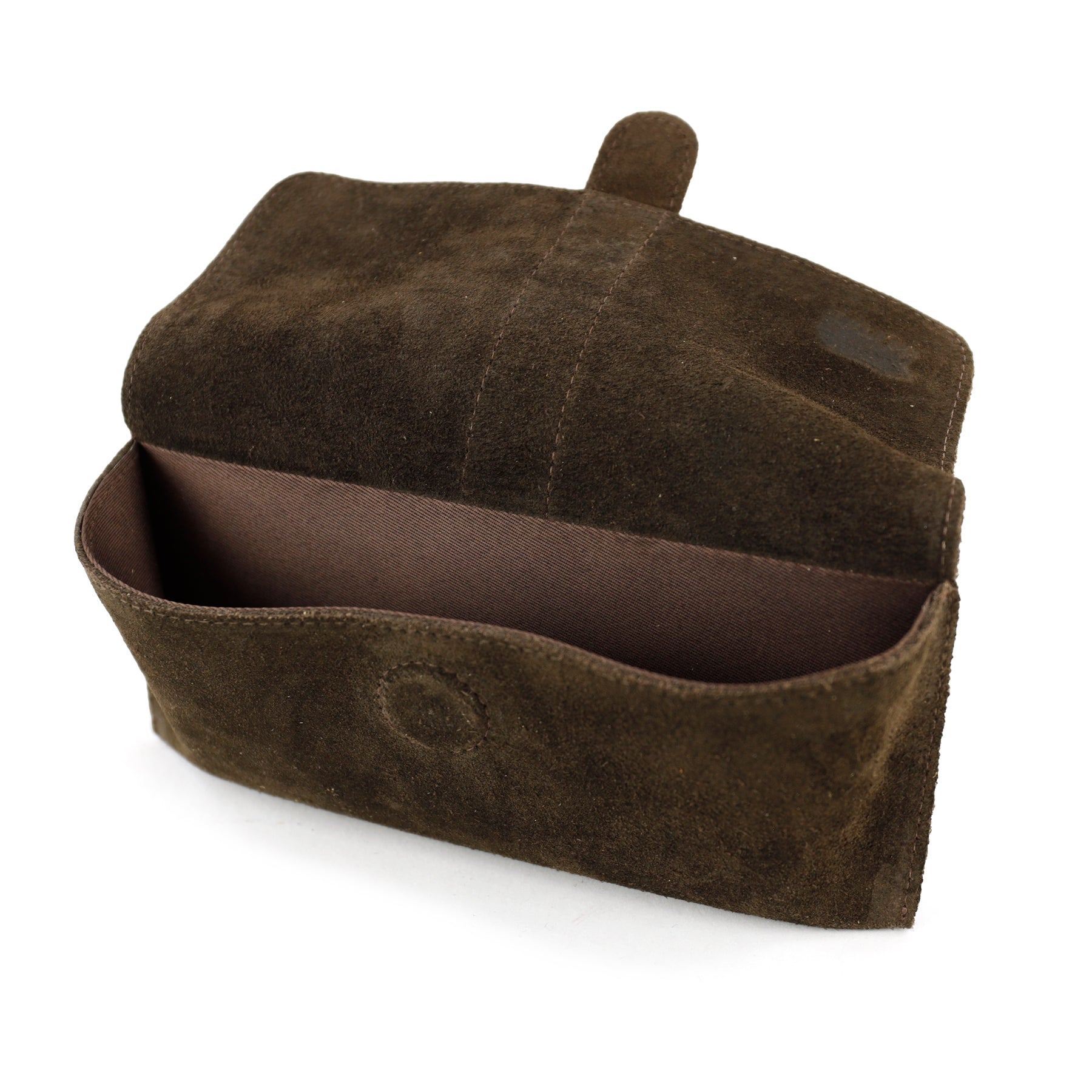 Suède brillenkoker 'Weta' donkerbruin