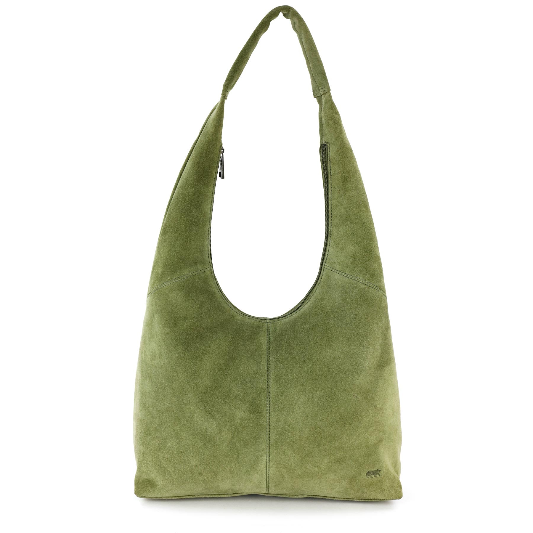 Suède buideltas 'Pauline' groen