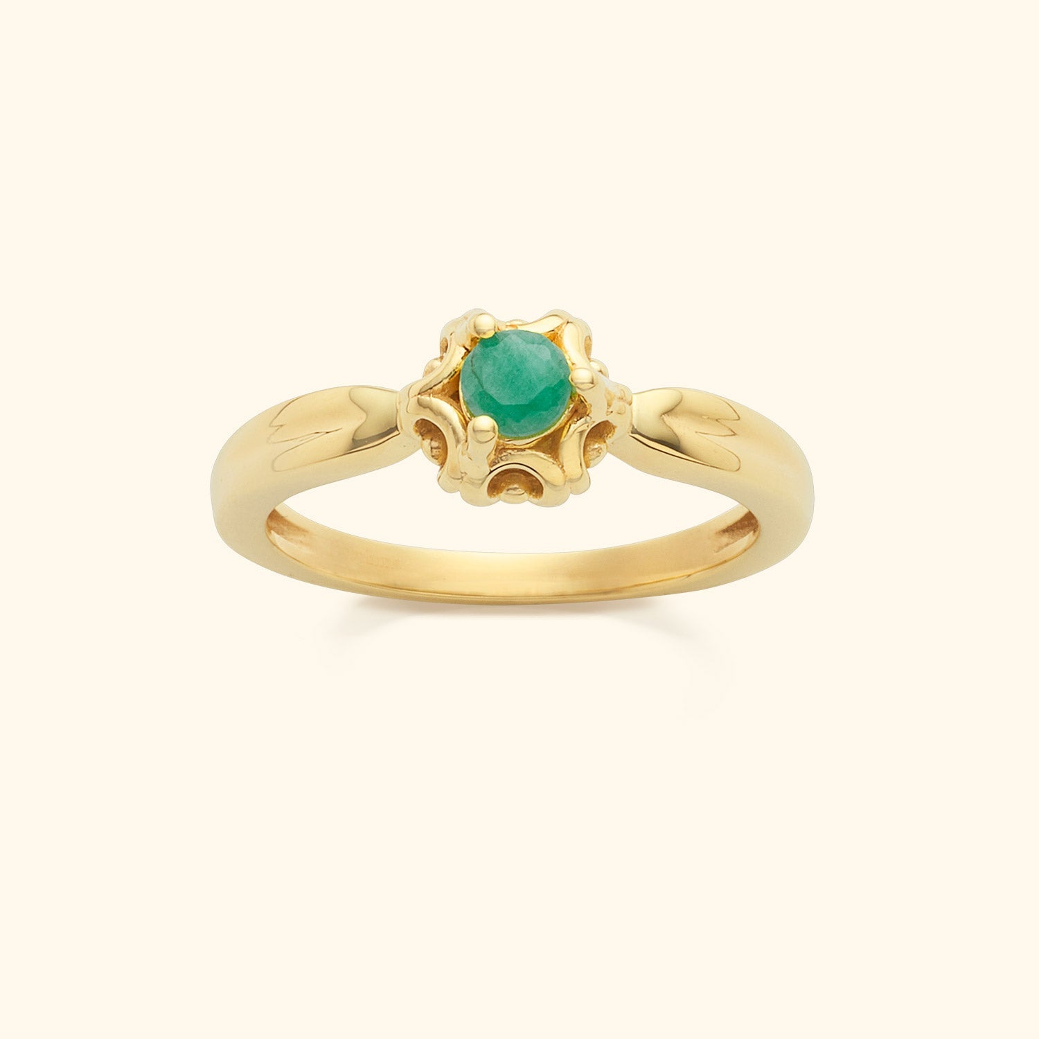 Lydia Emerald ring