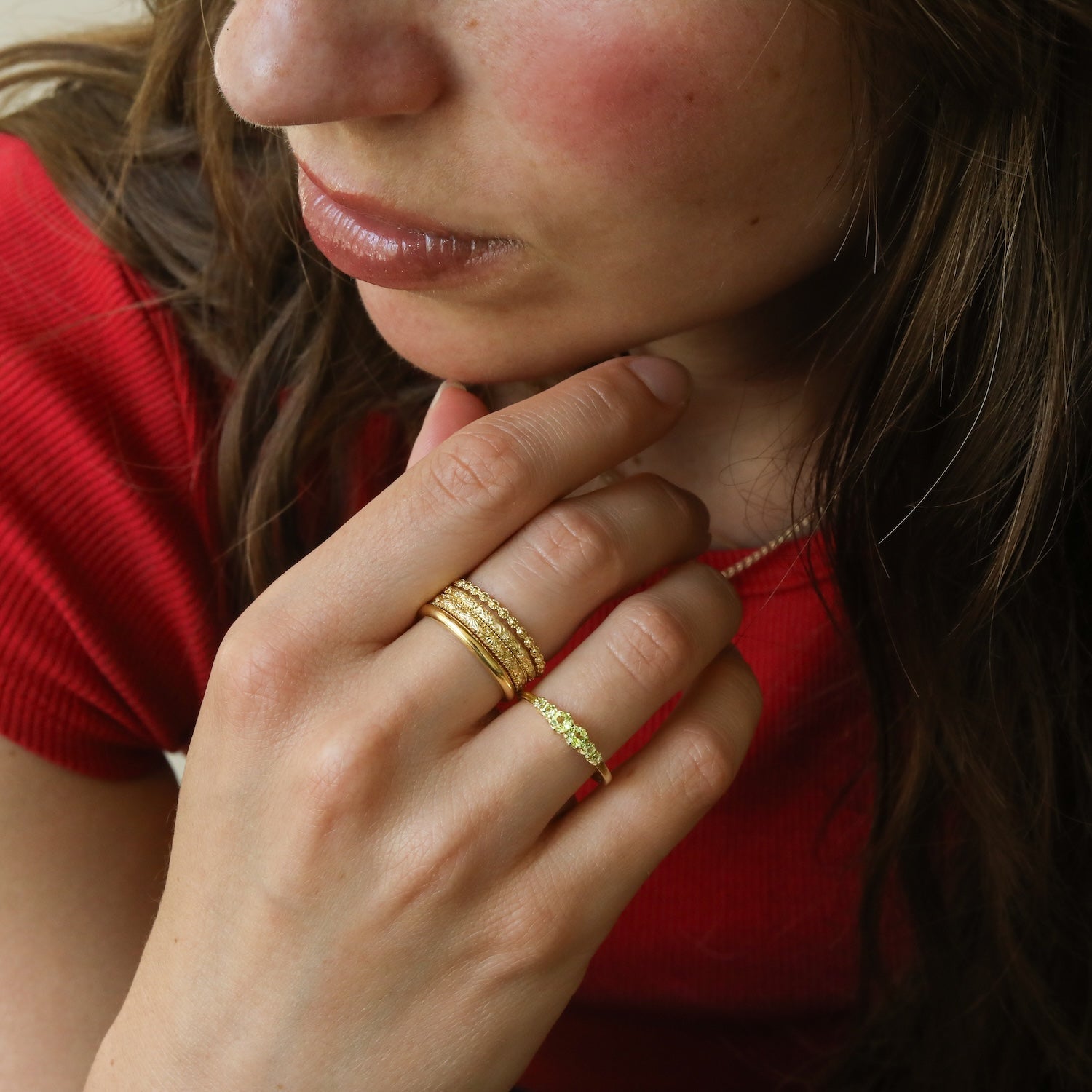 Sunrise Stacking ring