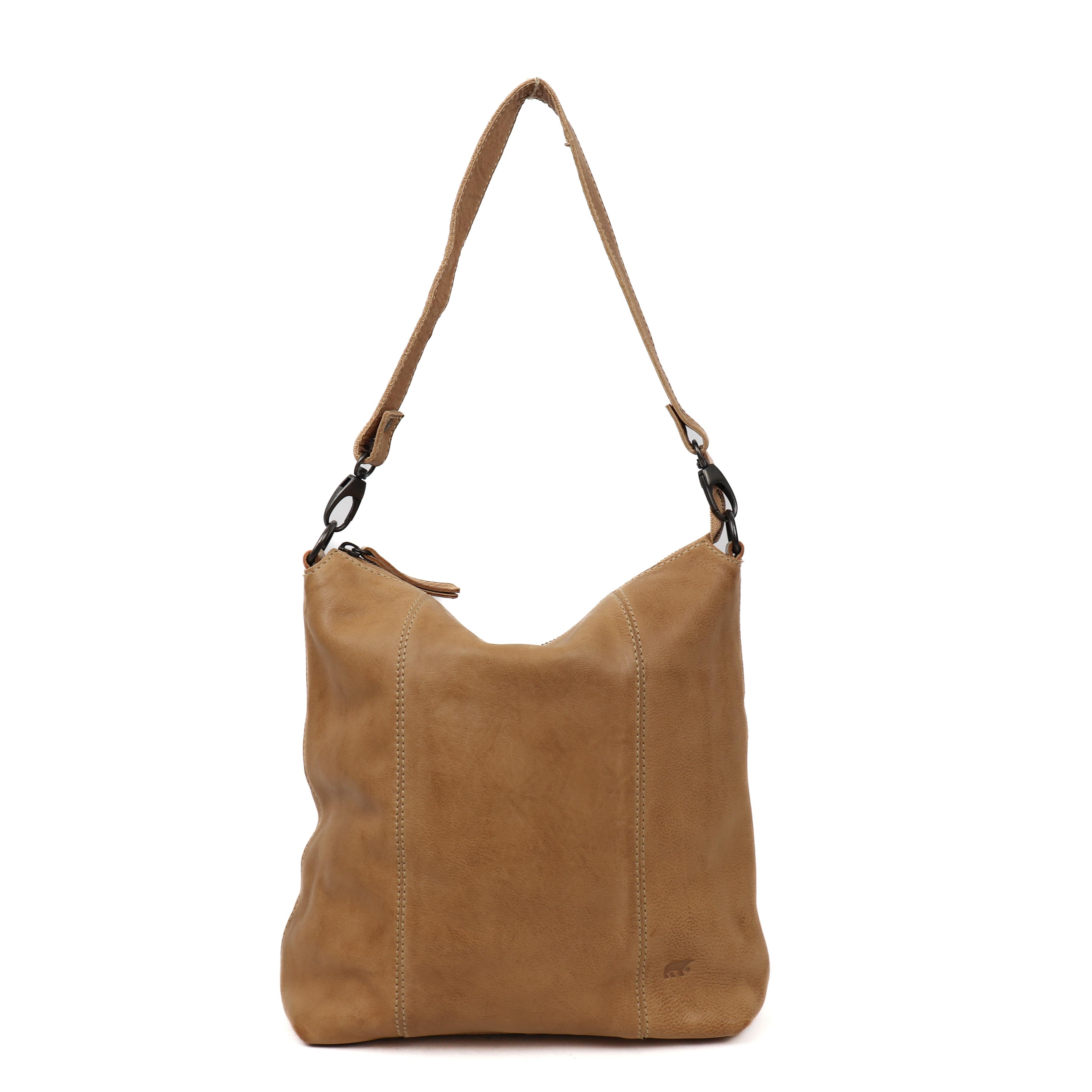 Hand/shoulder bag 'Ava' beige