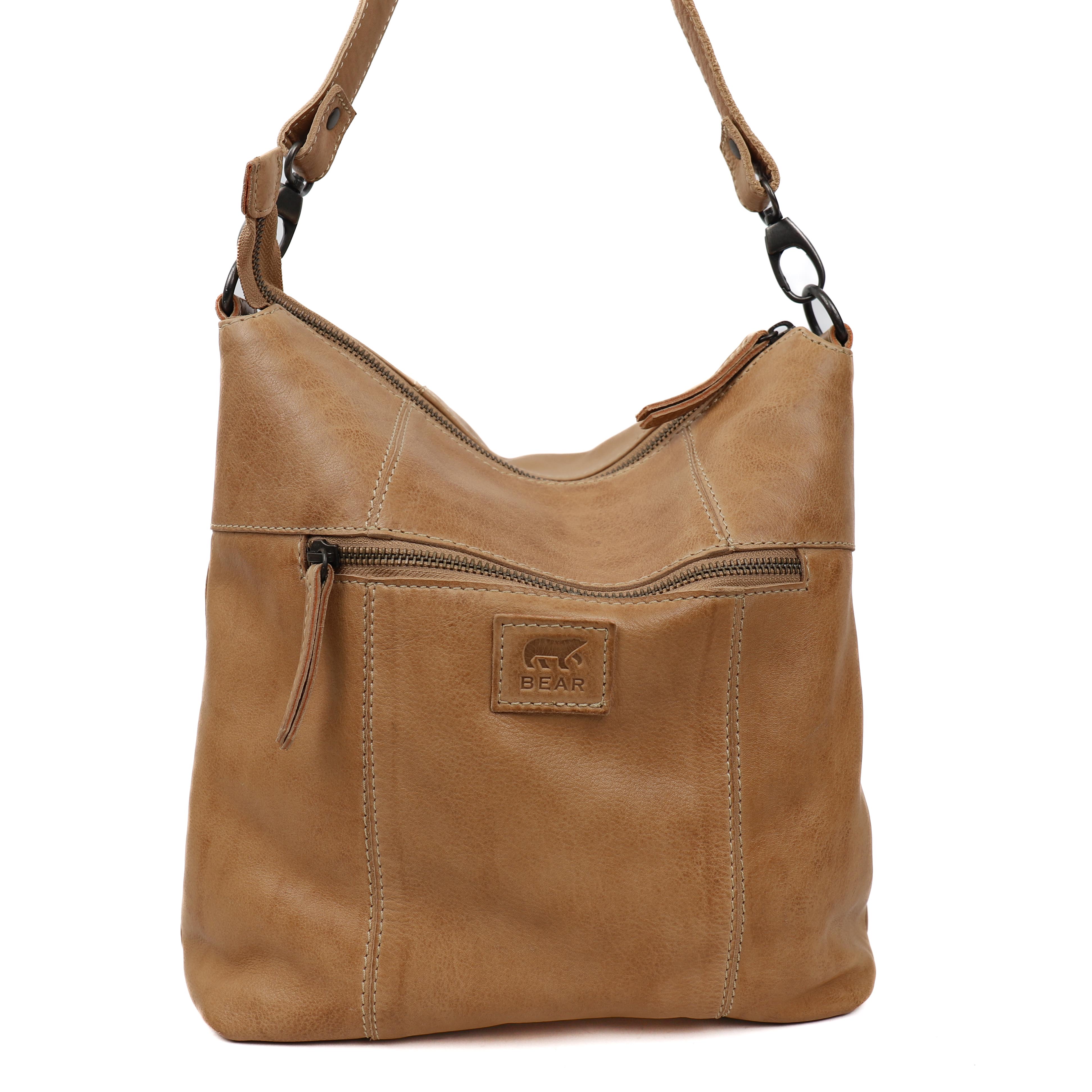 Hand/shoulder bag 'Ava' beige